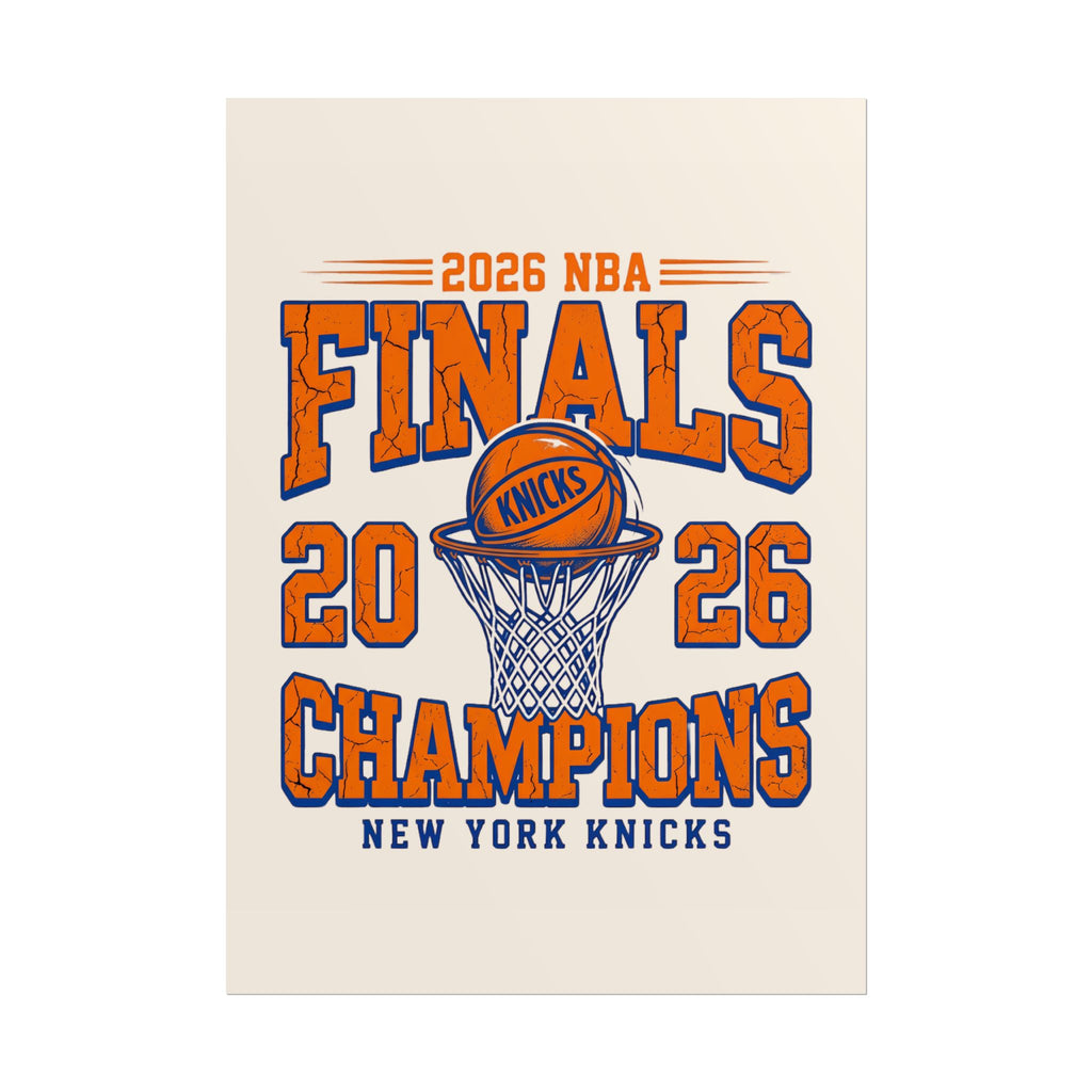 Knicks 2026 Finals Champions Wall Art