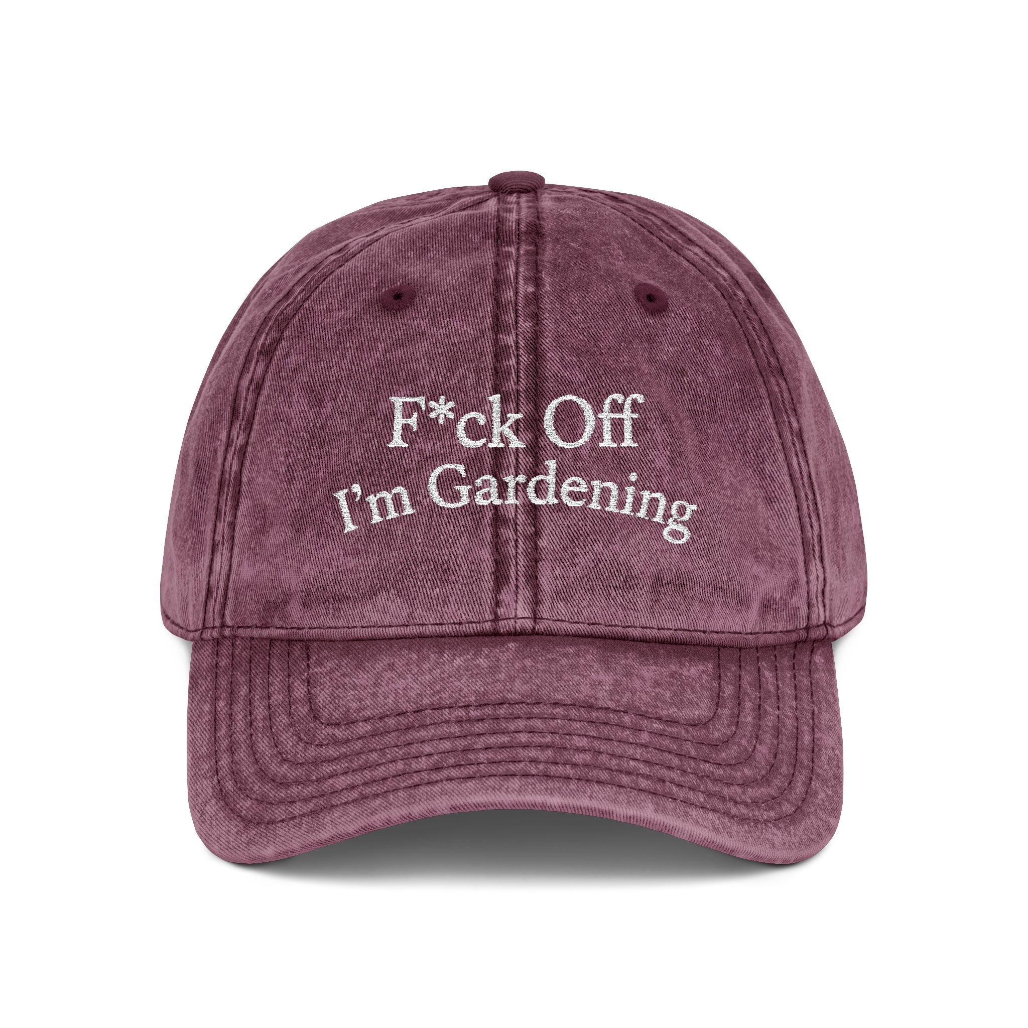 F*ck Off I'm Gardening Vintage Cap | Jude Bellingham Inspired | Funny Gift for Her | Viral England Football Cap