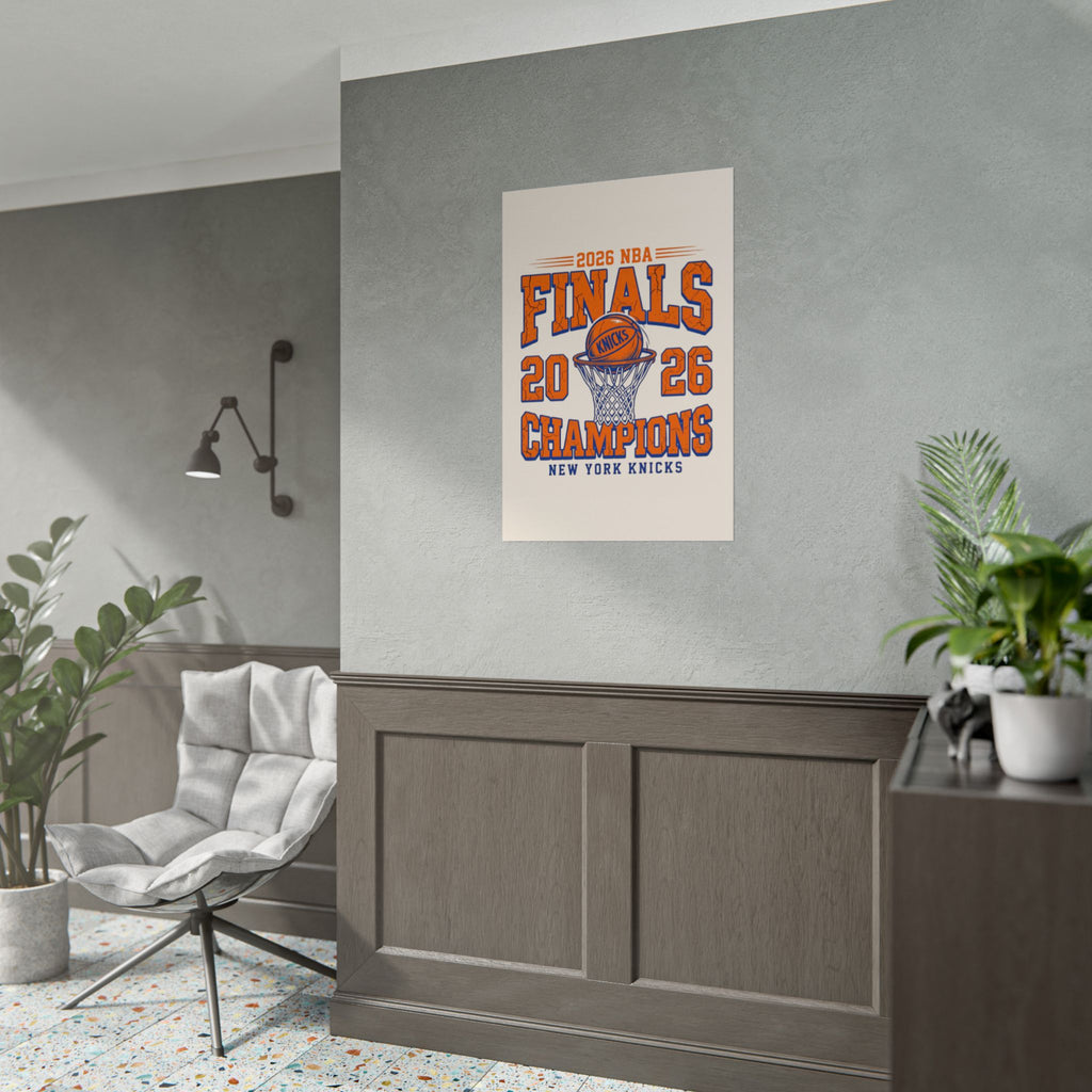 Knicks 2026 Finals Champions Wall Art