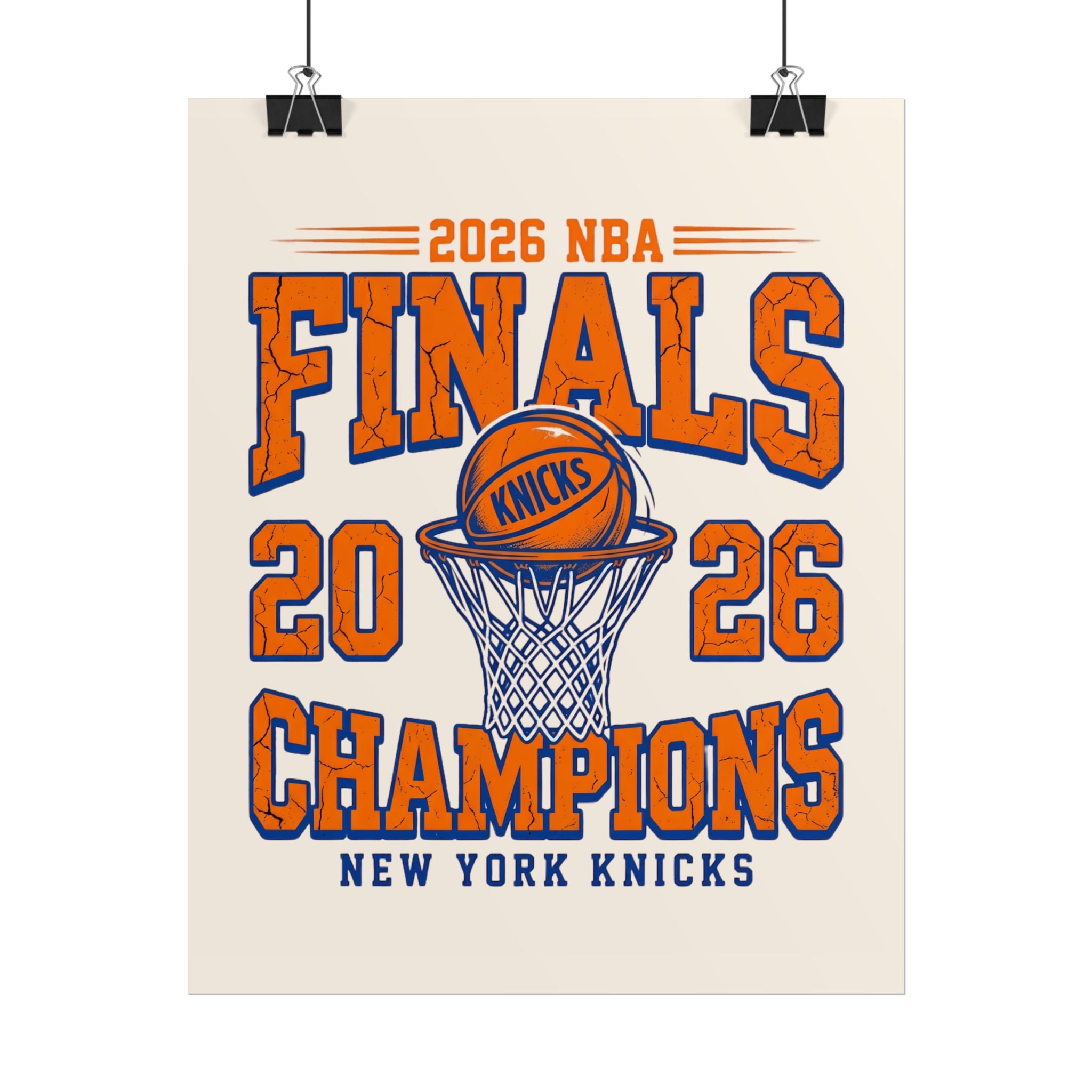 Knicks 2026 Finals Champions Wall Art