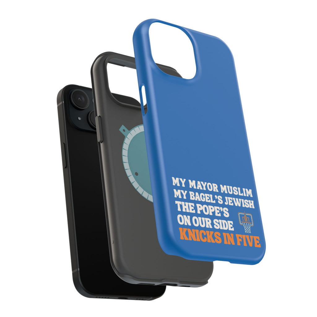My Mayor Muslim MagSafe iPhone Case | My Bagel's Jewish The Pope's On Our Side Knicks In Five 2026 Phone Case