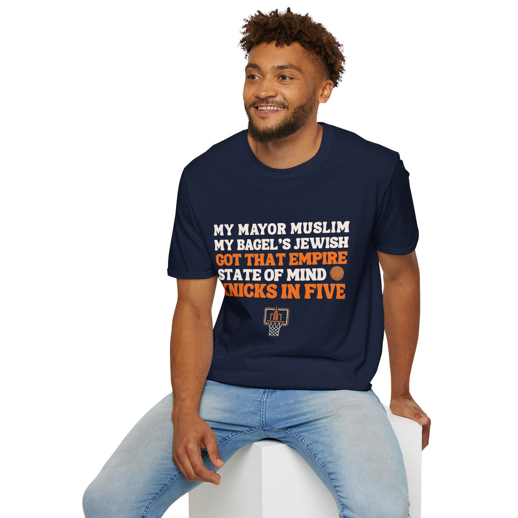 My Mayor Is Muslim My Bagels Jewish The Pope Is On Our Side Knicks In Five Shirt | Knicks NBA Champions 2026 New York City Parade