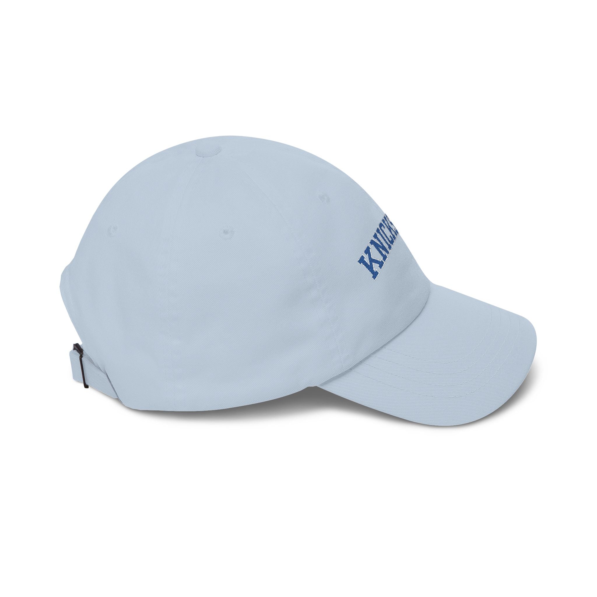 Knicks In 5 Dad Hat | Embroidered NY Basketball Cap | White Playoff Hat