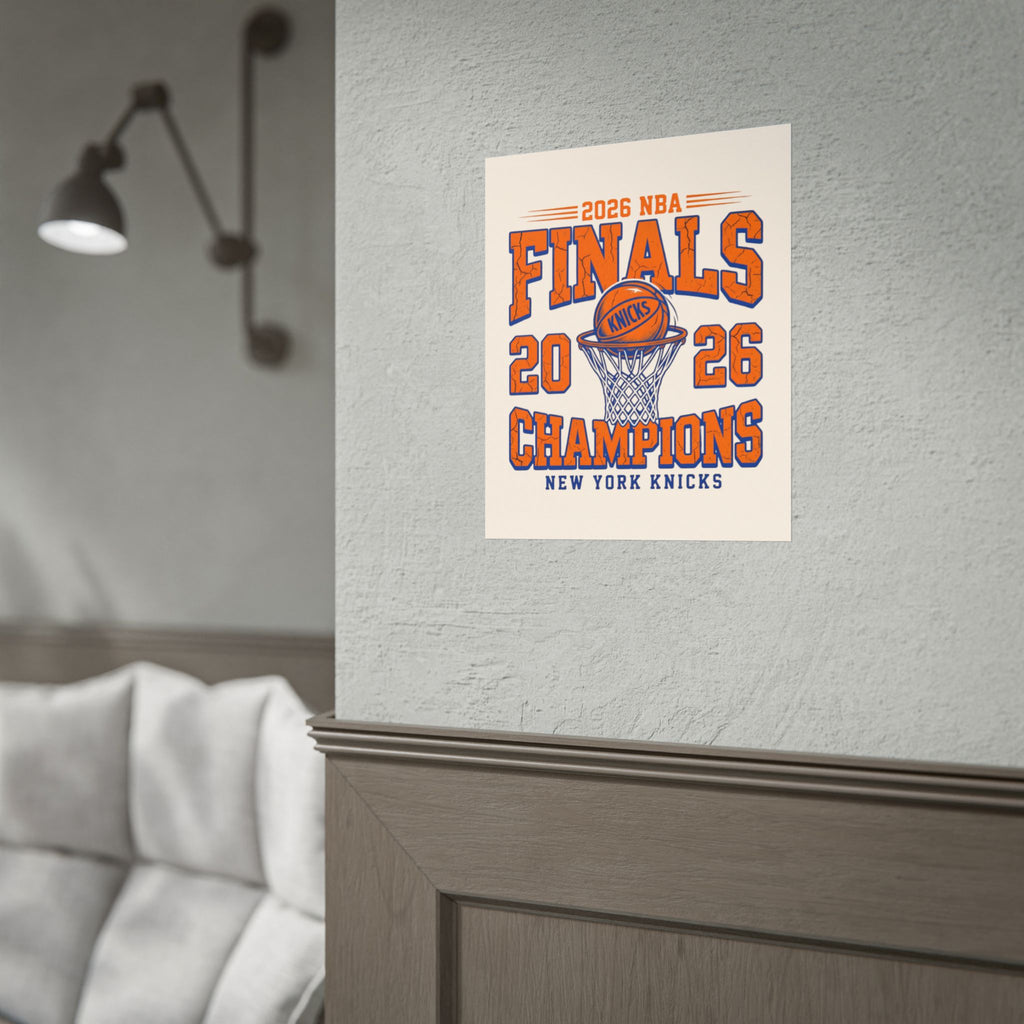 Knicks 2026 Finals Champions Wall Art