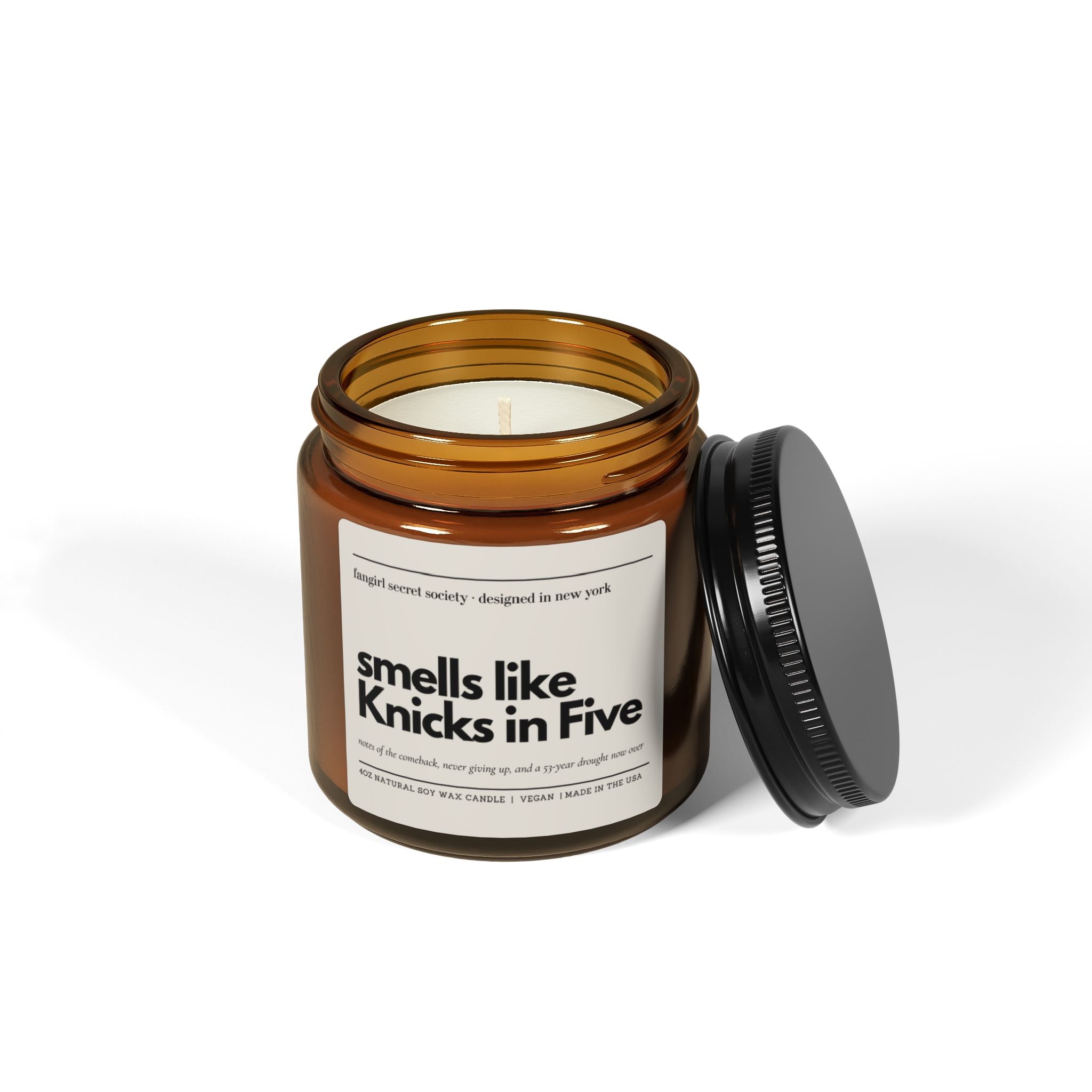Knicks in Five Candle | NBA Champions Soy Candle | NY Basketball Gift