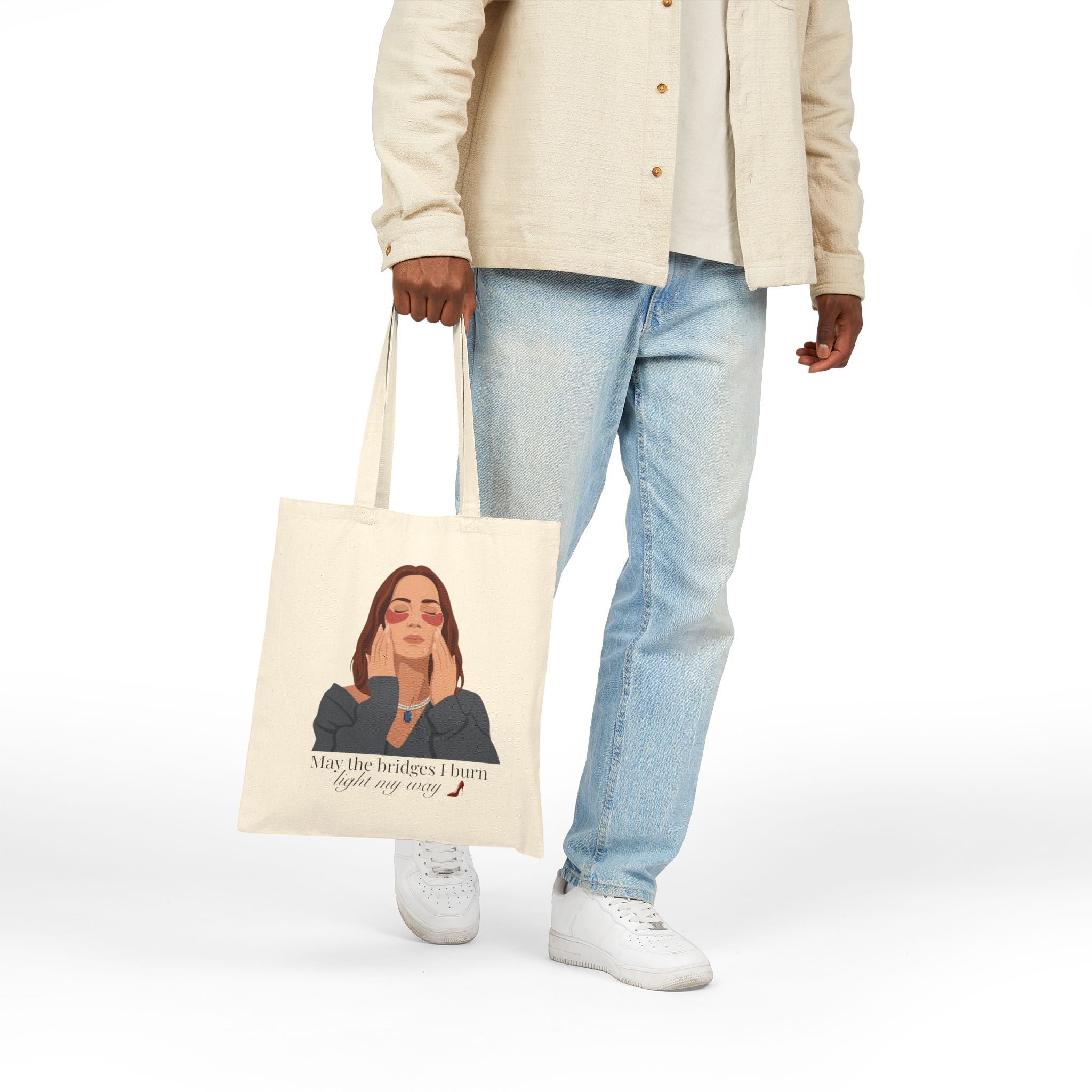 "May the Bridges I Burn Light My Way" Canvas Tote Bag | Devil Wears Prada Inspired