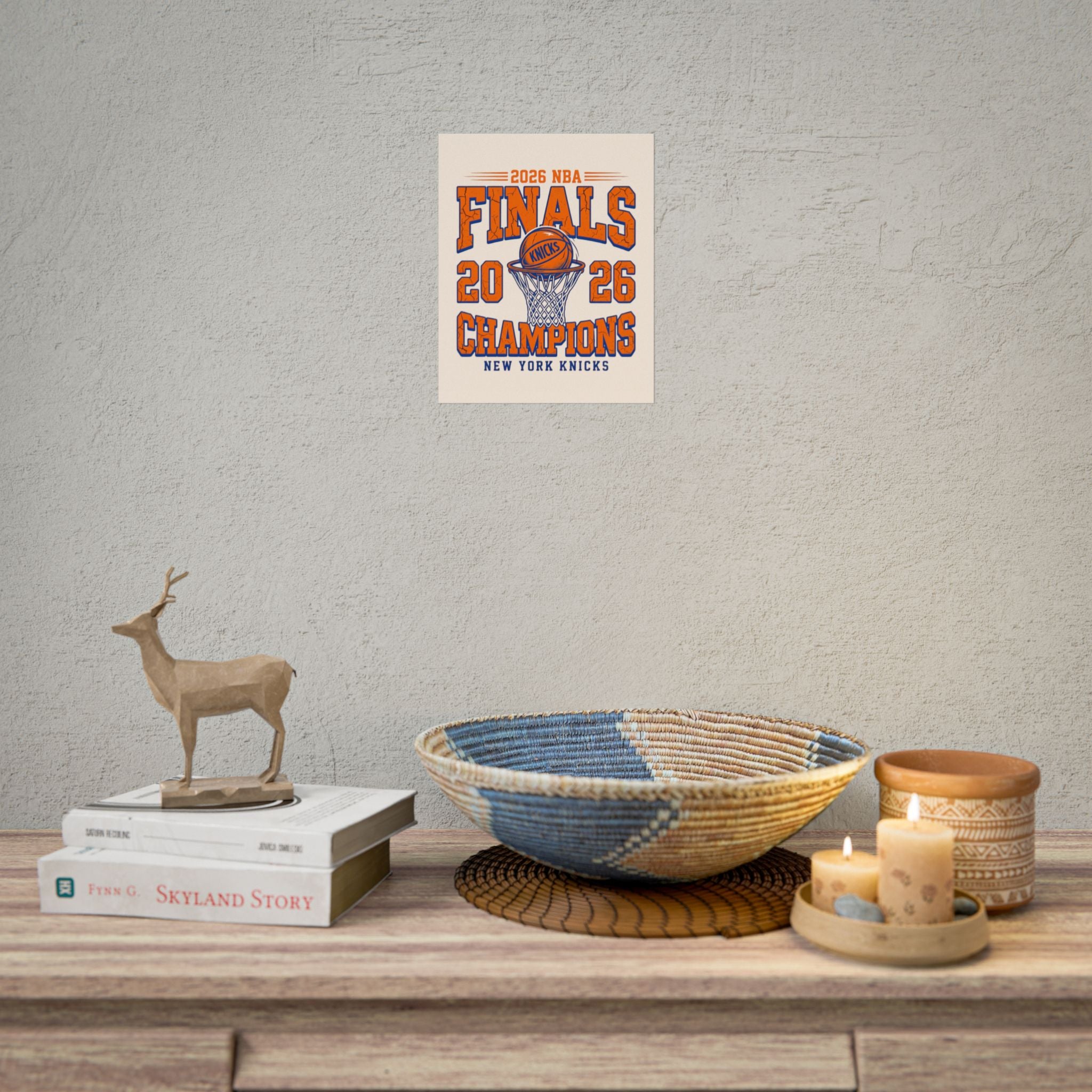 Knicks 2026 Finals Champions Wall Art