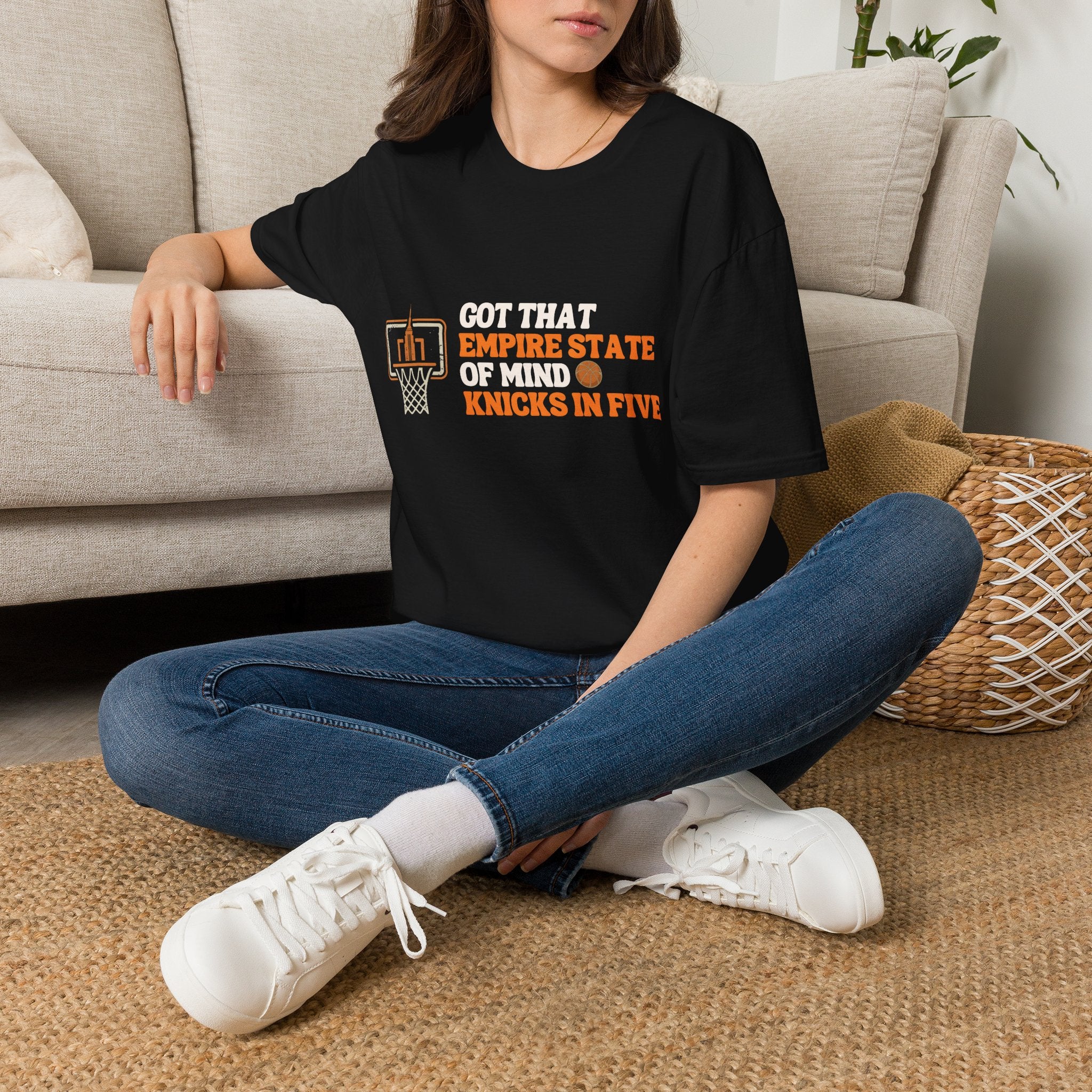 Knicks In Five T-Shirt | NY Knicks Championship 2026 Got That Empire State of Mind Tee | Basketball Gift