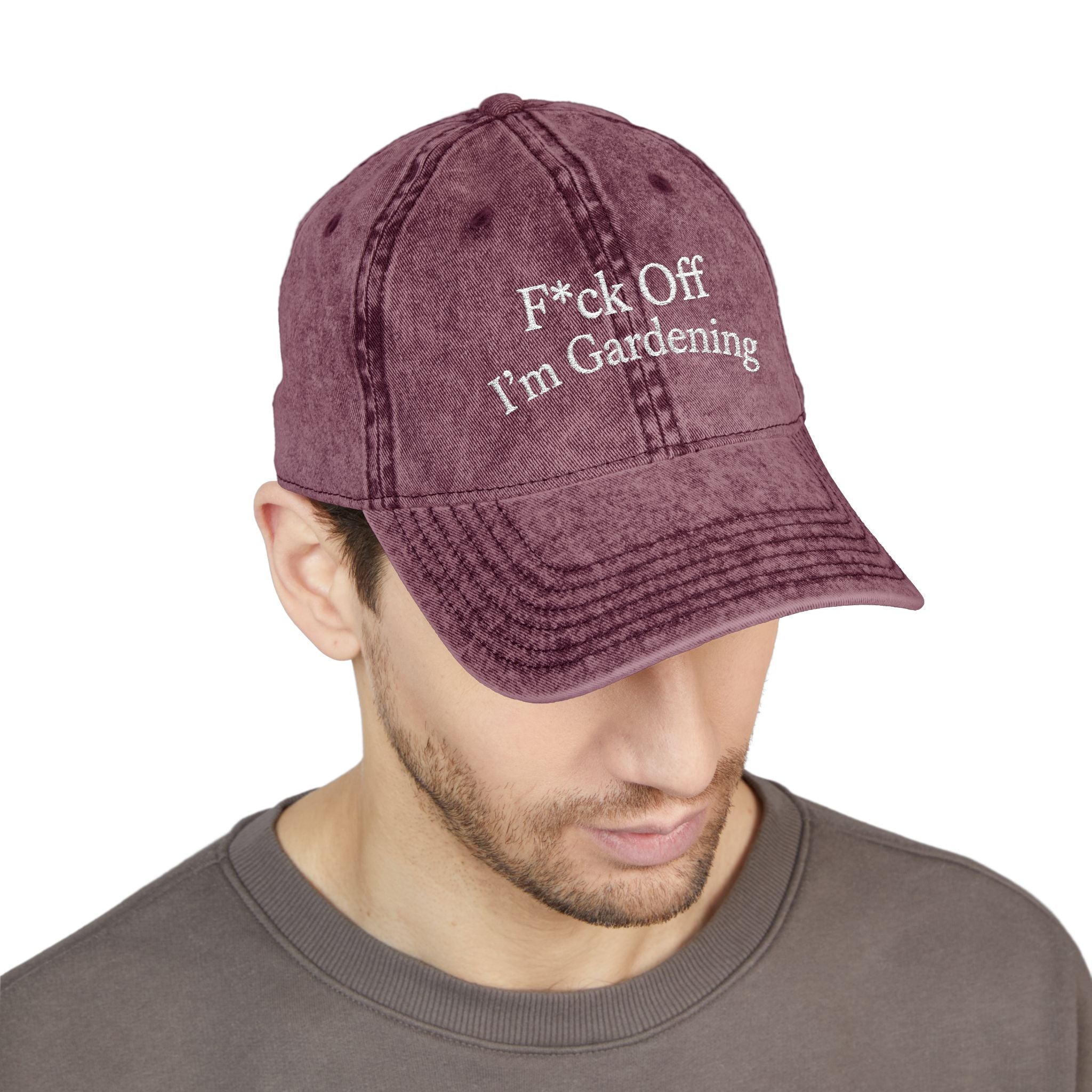 F*ck Off I'm Gardening Vintage Cap | Jude Bellingham Inspired | Funny Gift for Her | Viral England Football Cap