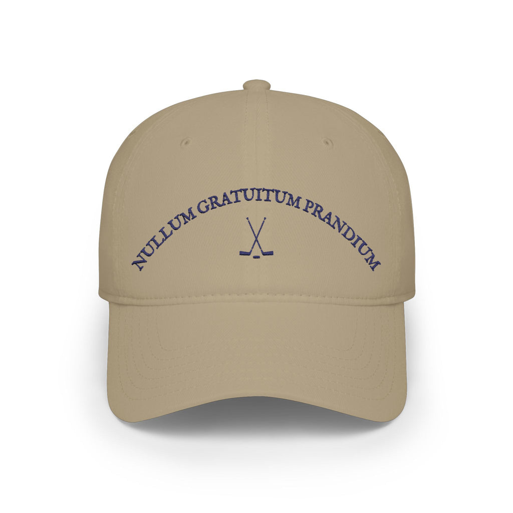 Nullum Gratuitum Prandium (Garrett Graham Tattoo) Baseball Cap | Off Campus Inspired Embroidered Hat