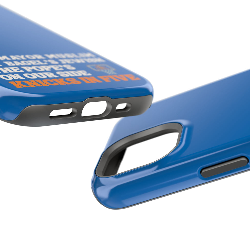 My Mayor Muslim MagSafe iPhone Case | My Bagel's Jewish The Pope's On Our Side Knicks In Five 2026 Phone Case
