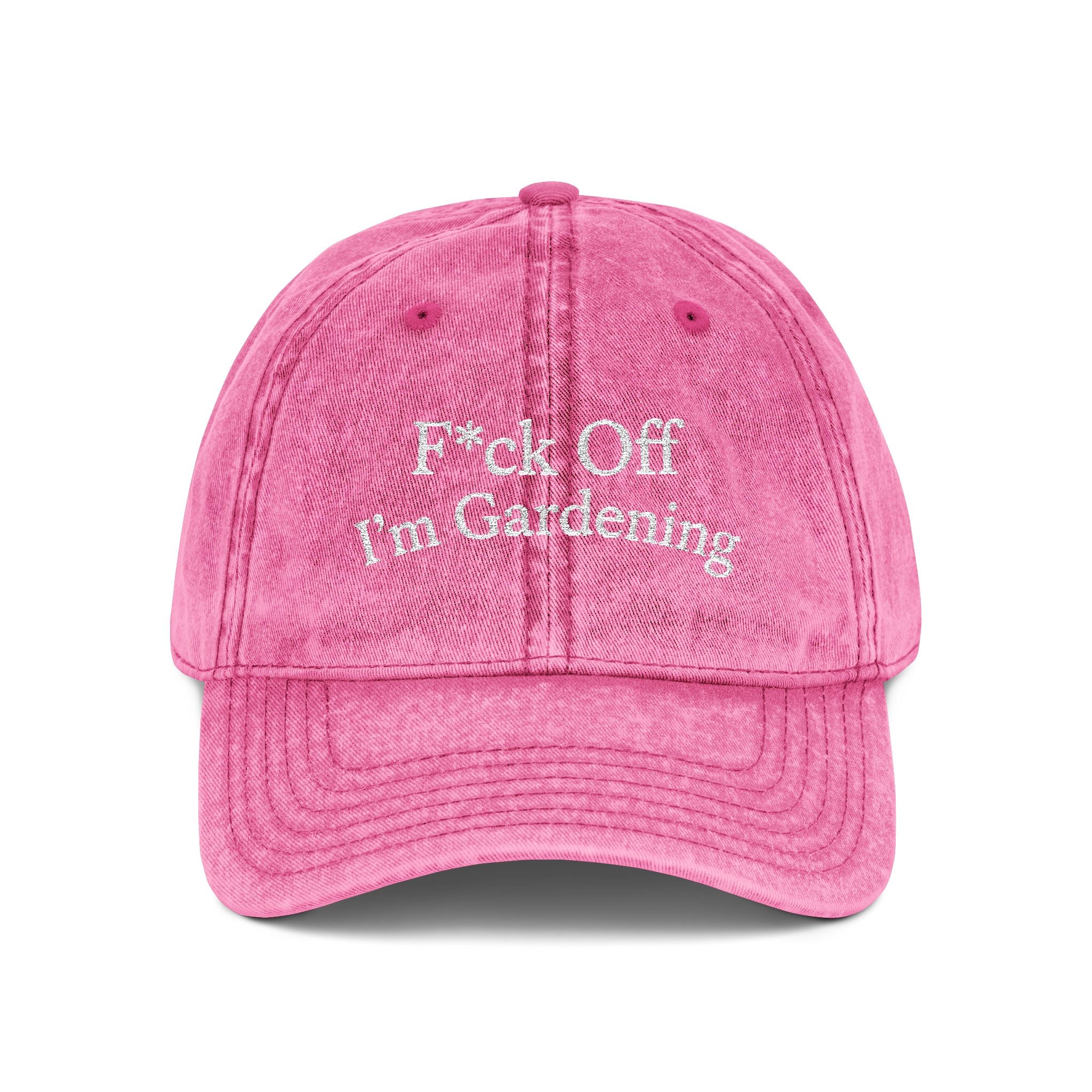 F*ck Off I'm Gardening Vintage Cap | Jude Bellingham Inspired | Funny Gift for Her | Viral England Football Cap