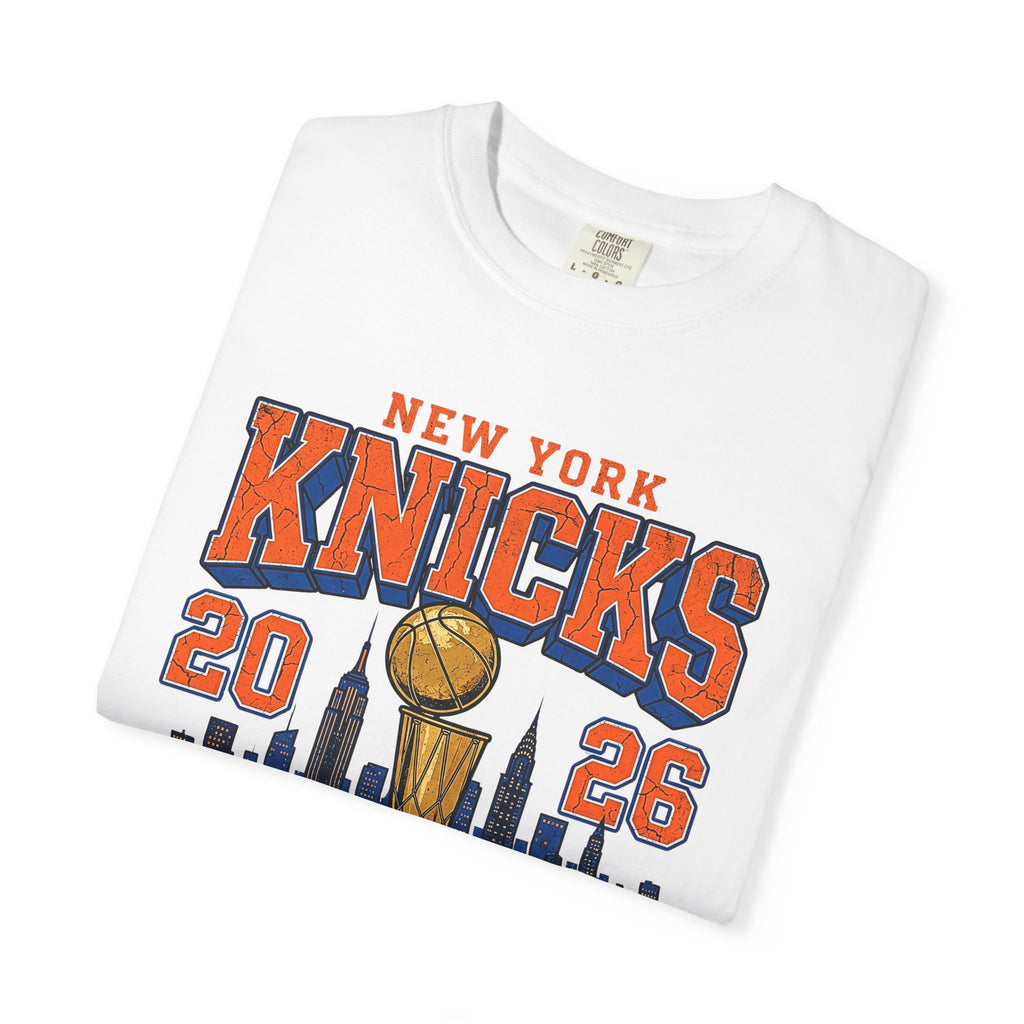 Knicks 2026 Champions NY Skyline Tee