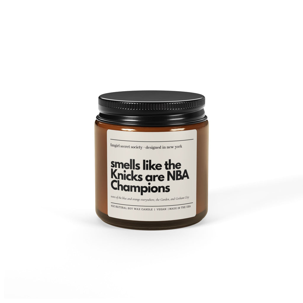 Knicks NBA Champions Candle | NY Basketball Soy Candle | 53 Year Gift