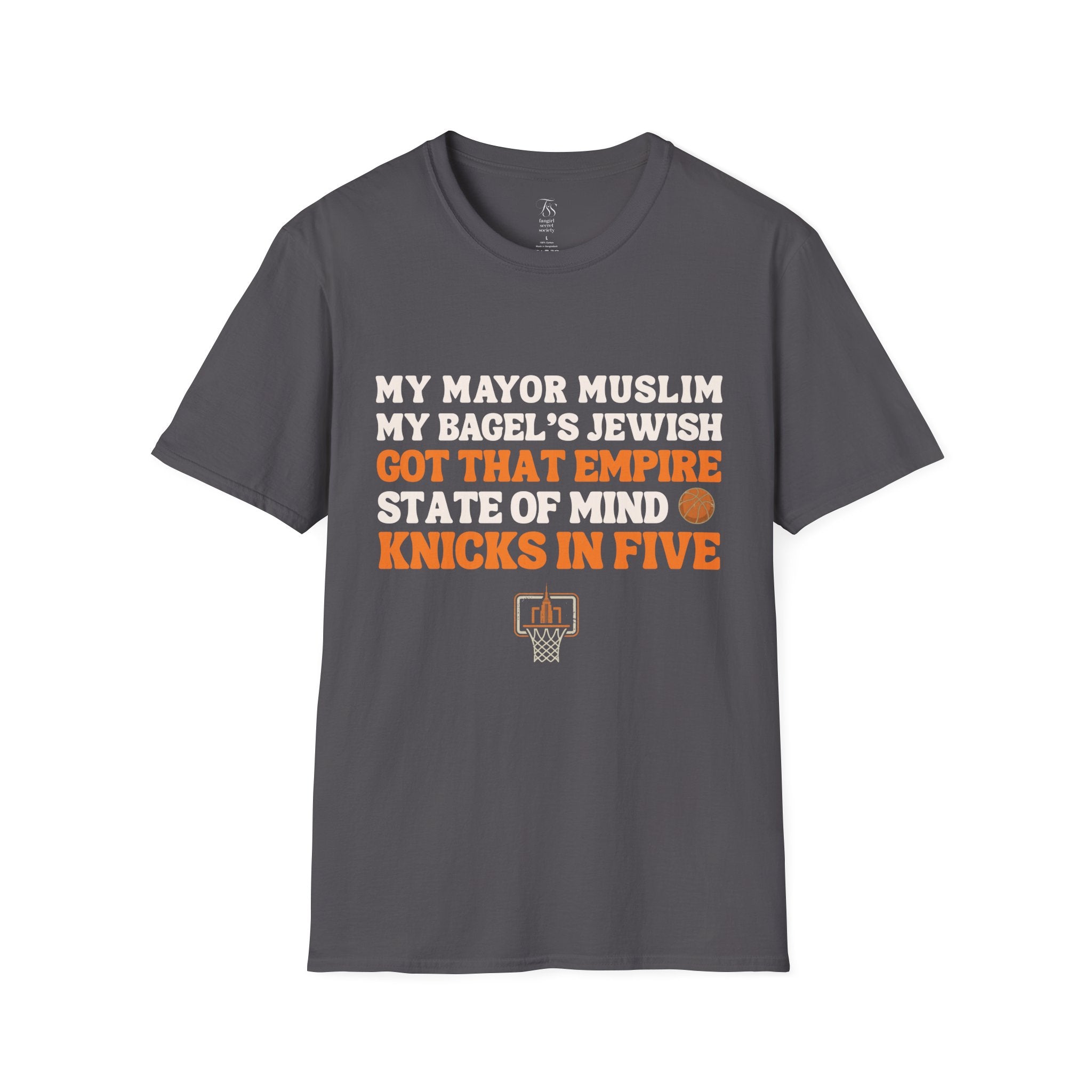 My Mayor Is Muslim My Bagels Jewish The Pope Is On Our Side Knicks In Five Shirt | Knicks NBA Champions 2026 New York City Parade