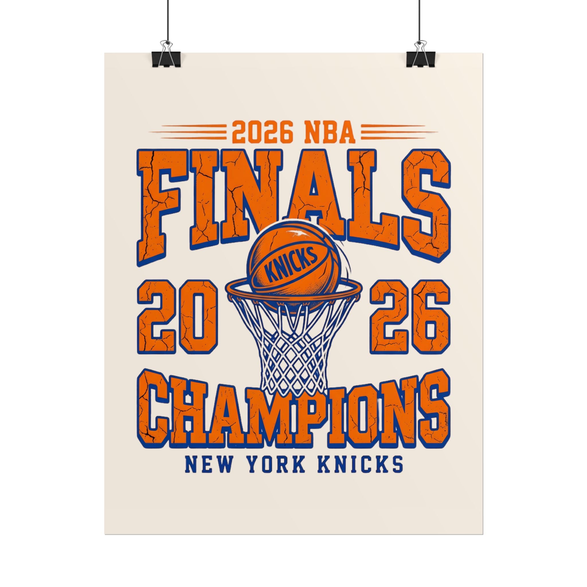 Knicks 2026 Finals Champions Wall Art