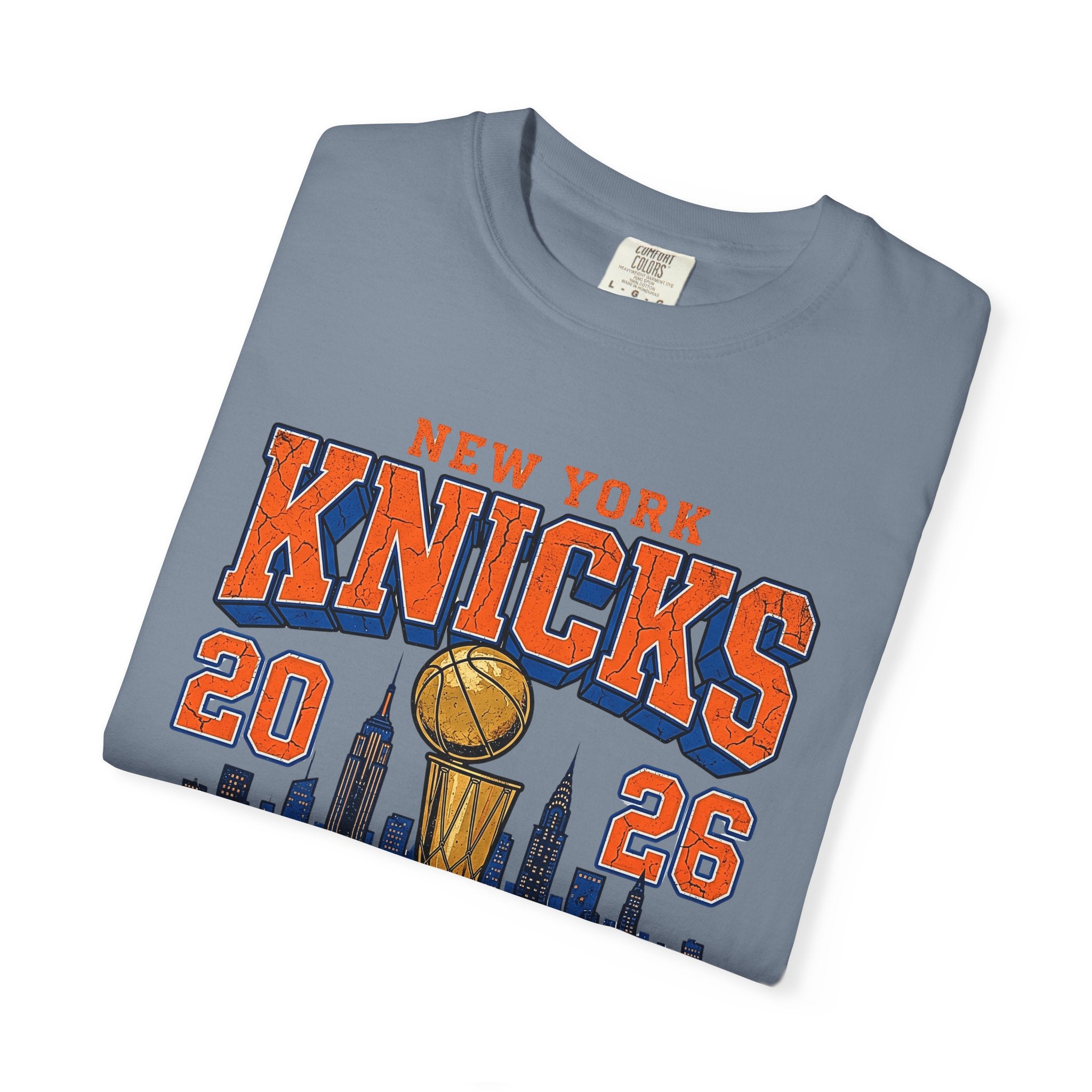 Knicks 2026 Champions NY Skyline Tee