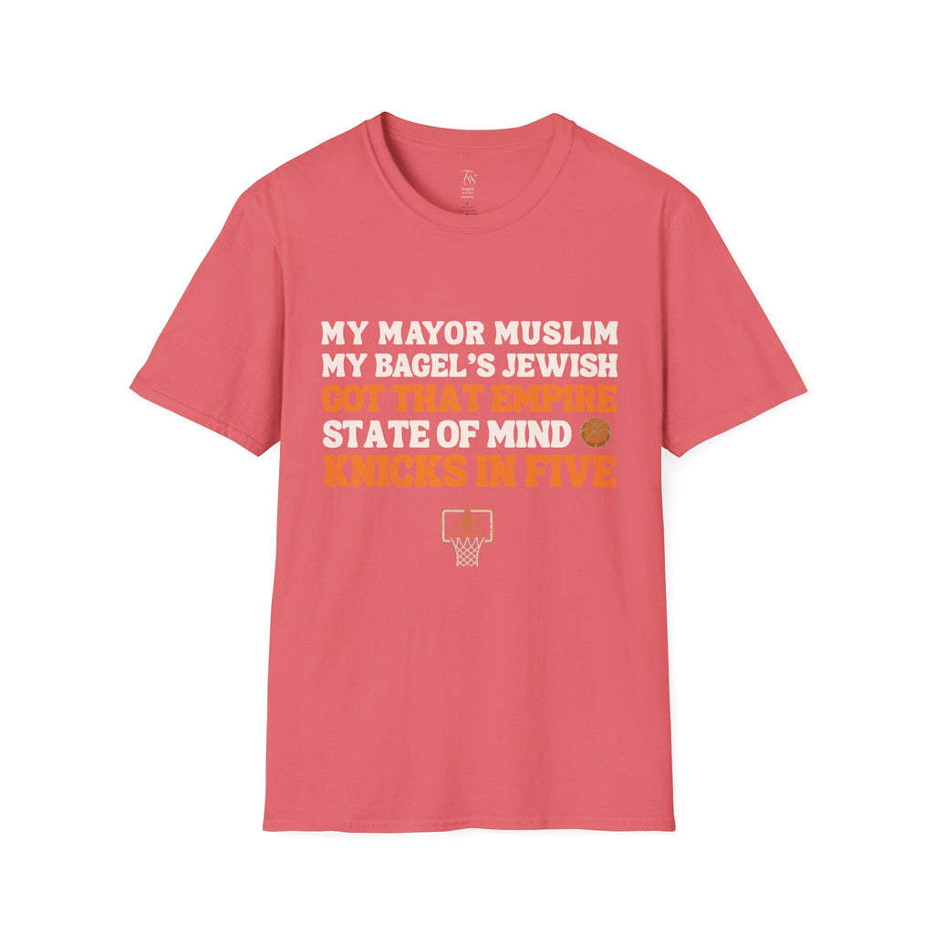 My Mayor Is Muslim My Bagels Jewish The Pope Is On Our Side Knicks In Five Shirt | Knicks NBA Champions 2026 New York City Parade