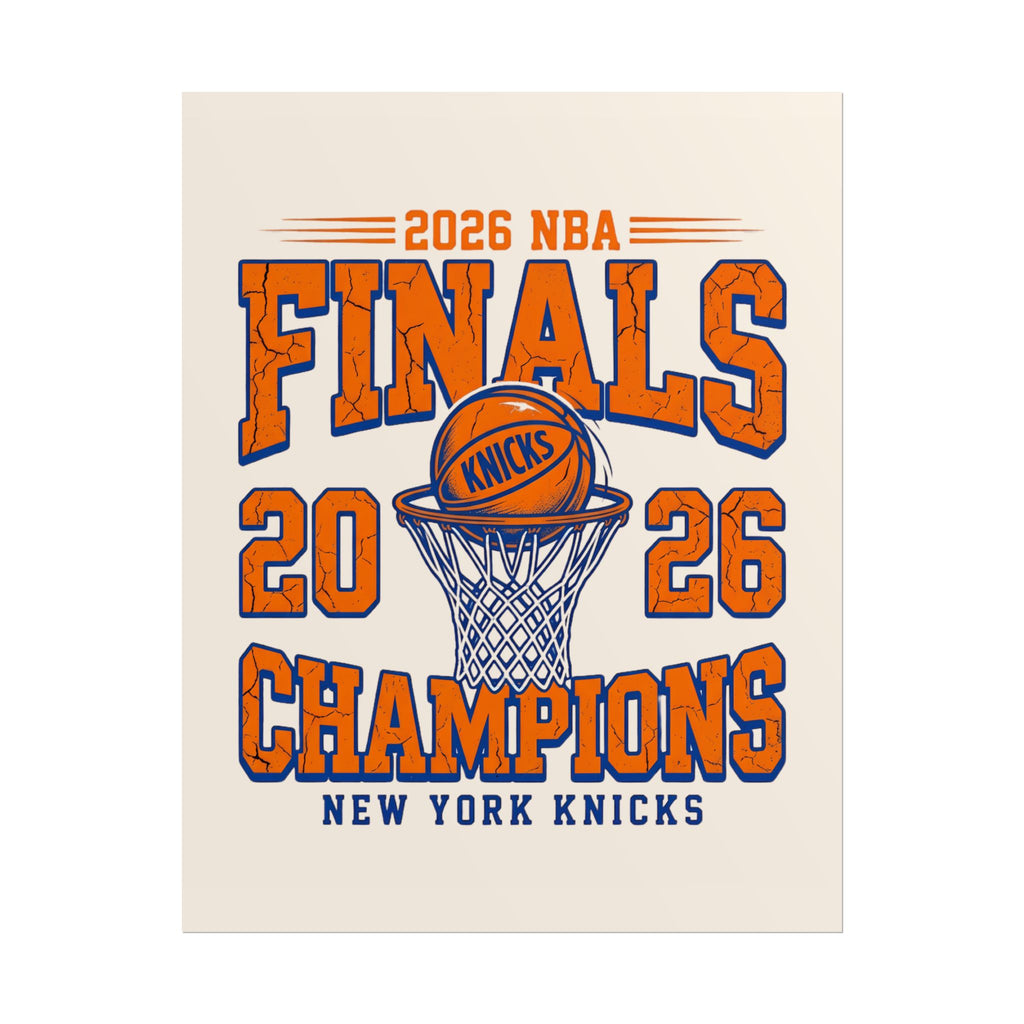 Knicks 2026 Finals Champions Wall Art