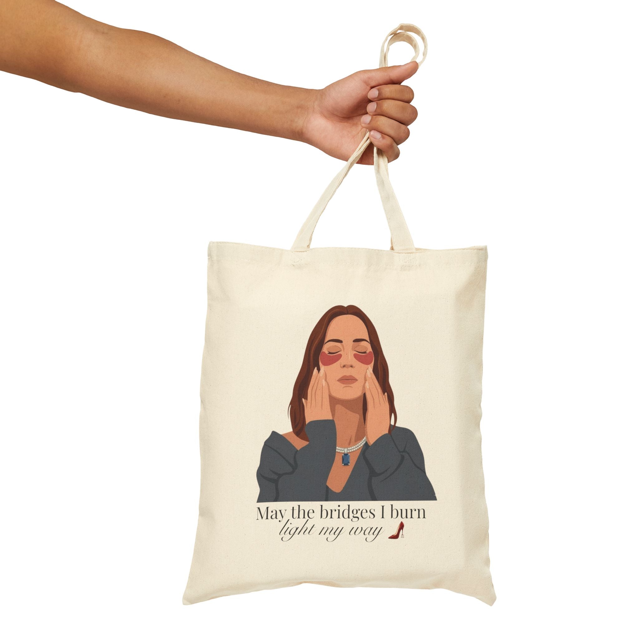 "May the Bridges I Burn Light My Way" Canvas Tote Bag | Devil Wears Prada Inspired