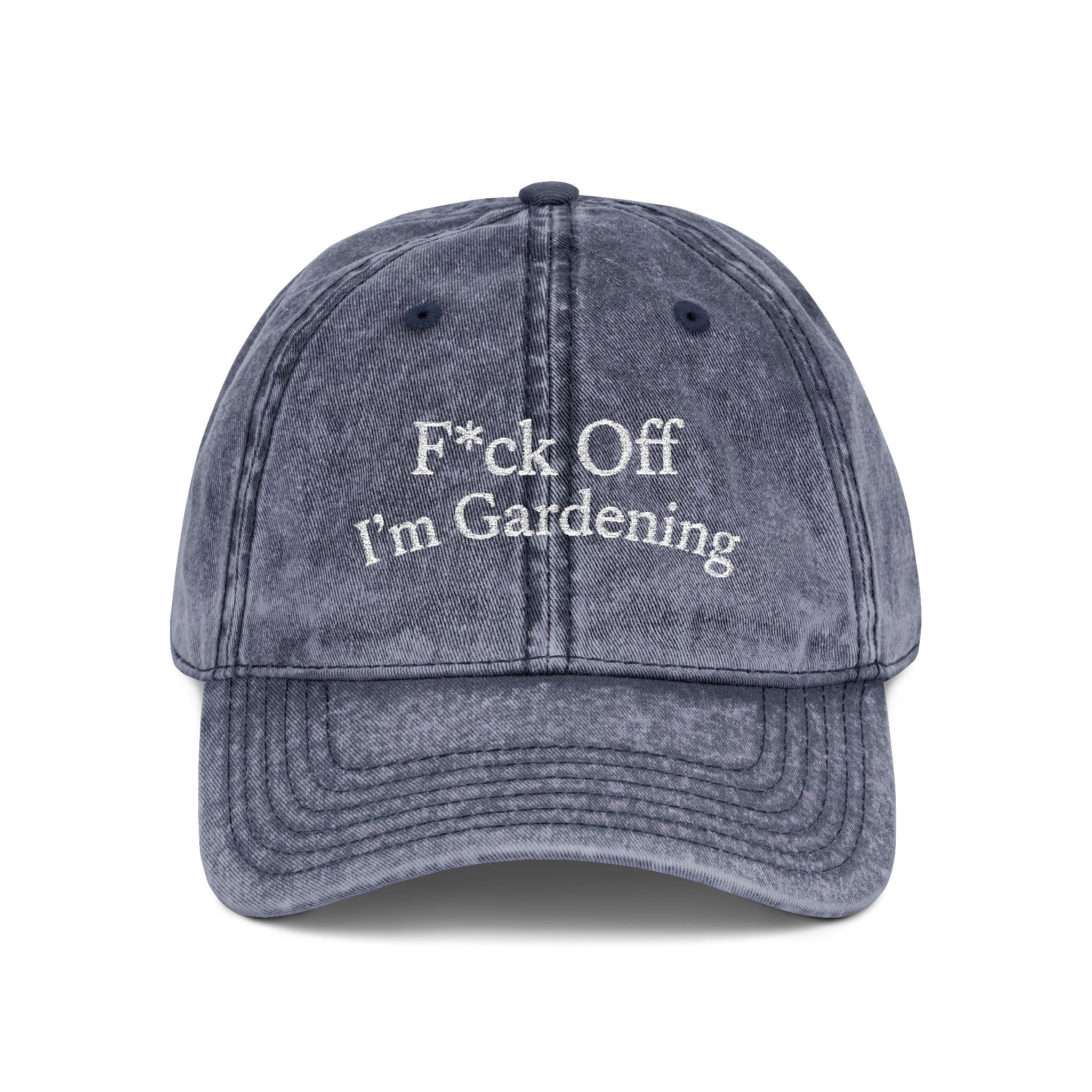 F*ck Off I'm Gardening Vintage Cap | Jude Bellingham Inspired | Funny Gift for Her | Viral England Football Cap