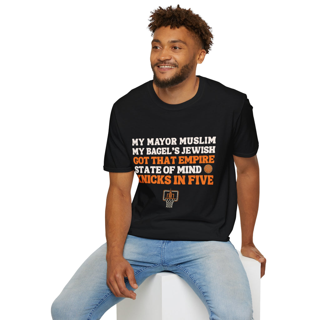 My Mayor Is Muslim My Bagels Jewish The Pope Is On Our Side Knicks In Five Shirt | Knicks NBA Champions 2026 New York City Parade
