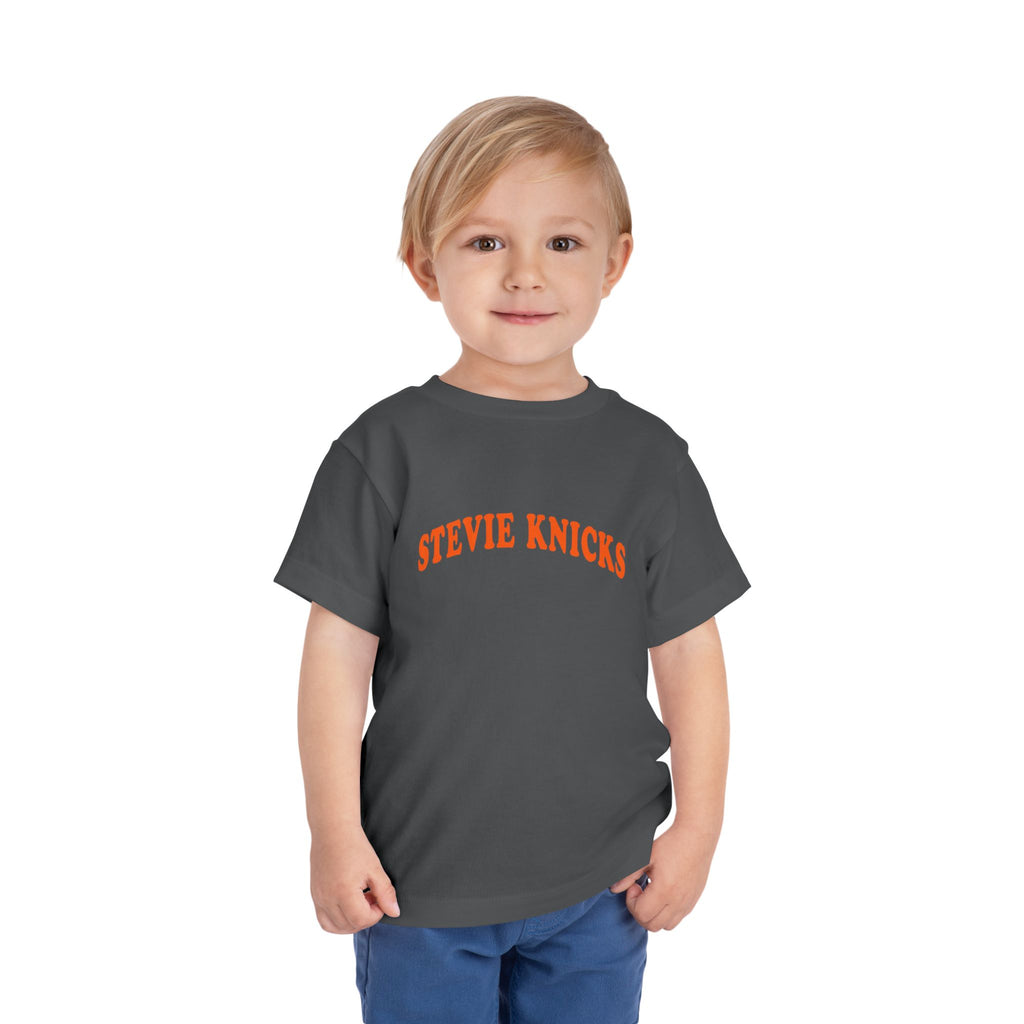 Stevie Knicks Toddler T-Shirt NY Knicks 2026 Championship | Funny Kids Tee Retro Vintage Kids Gift