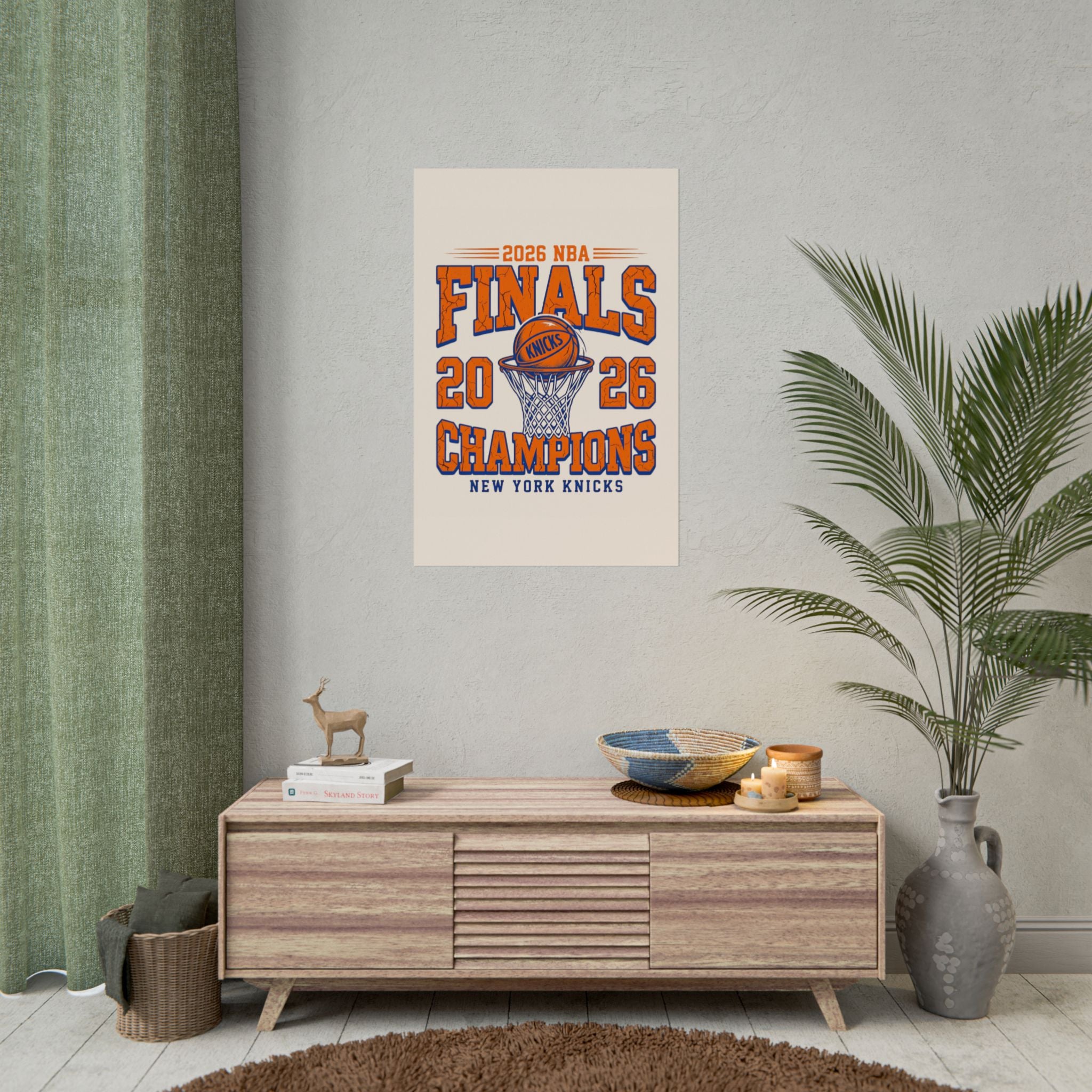 Knicks 2026 Finals Champions Wall Art