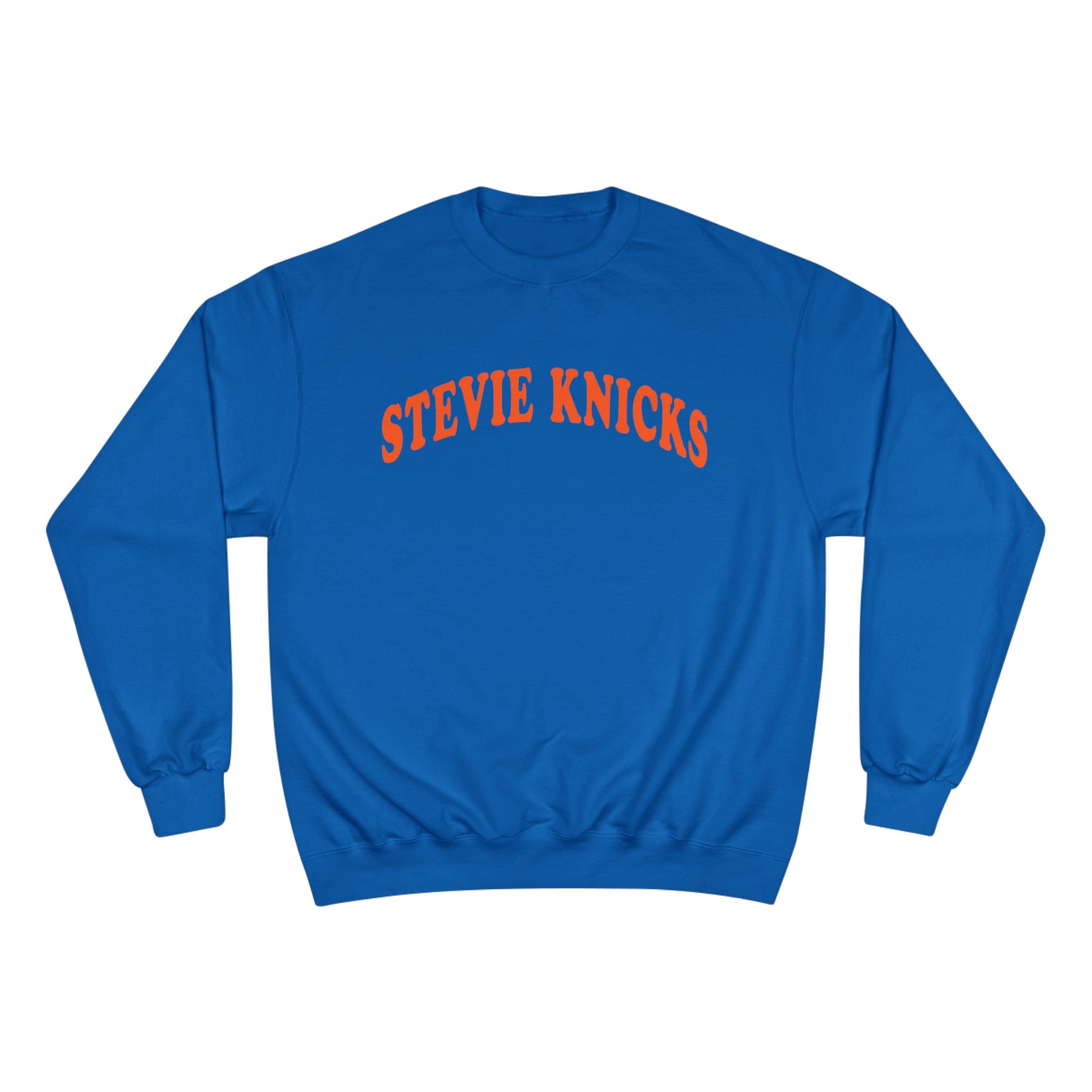 Stevie Knicks Champion Crewneck Sweatshirt | Viral NBA Knicks Swiftie Squad Sweatshirt