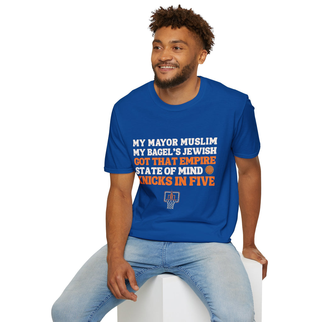 My Mayor Is Muslim My Bagels Jewish The Pope Is On Our Side Knicks In Five Shirt | Knicks NBA Champions 2026 New York City Parade