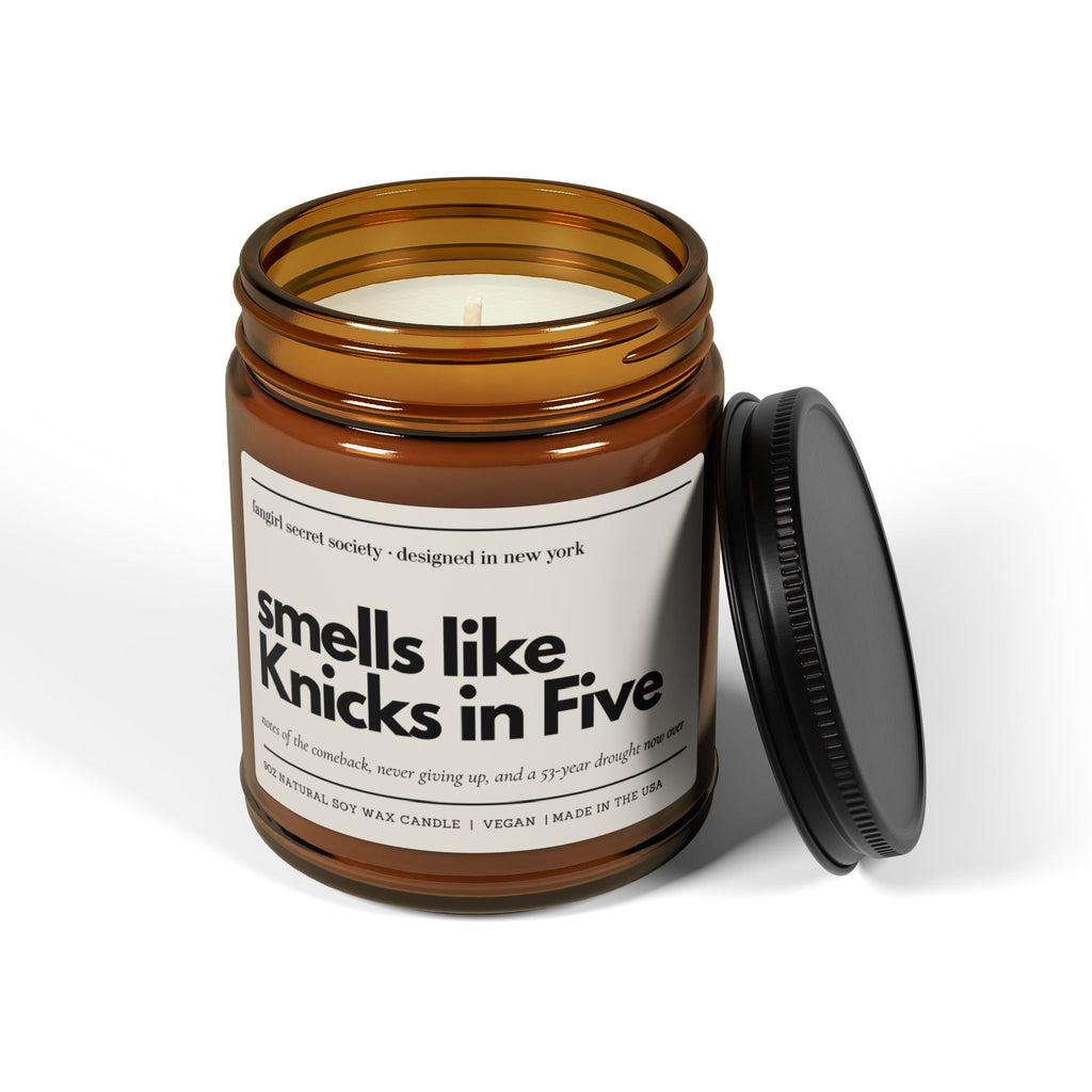Knicks in Five Candle | NBA Champions Soy Candle | NY Basketball Gift