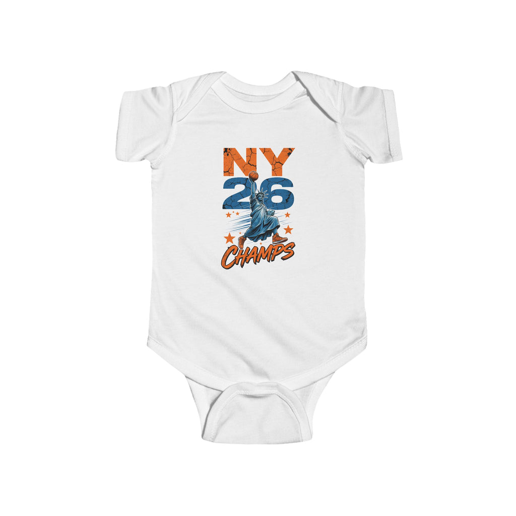 NY 26 Champs Lady Liberty Baby Bodysuit