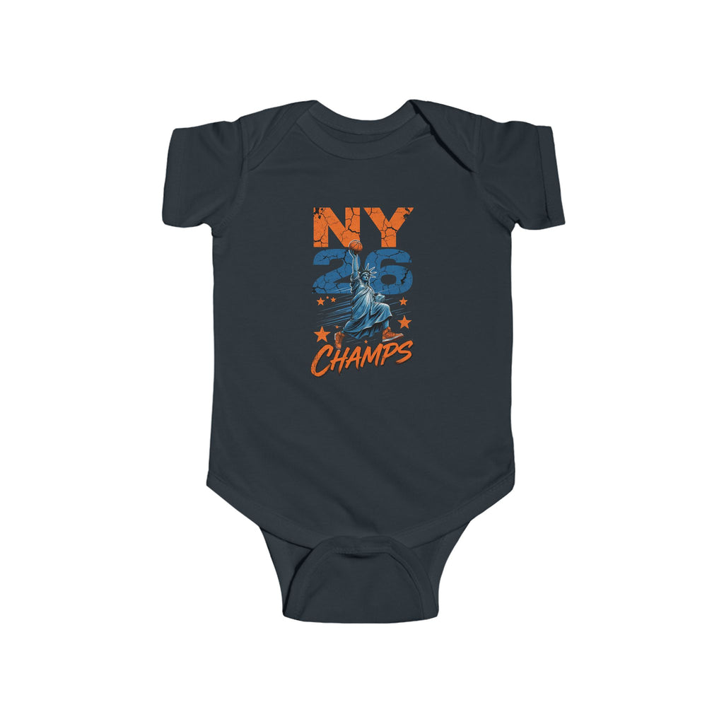 NY 26 Champs Lady Liberty Baby Bodysuit