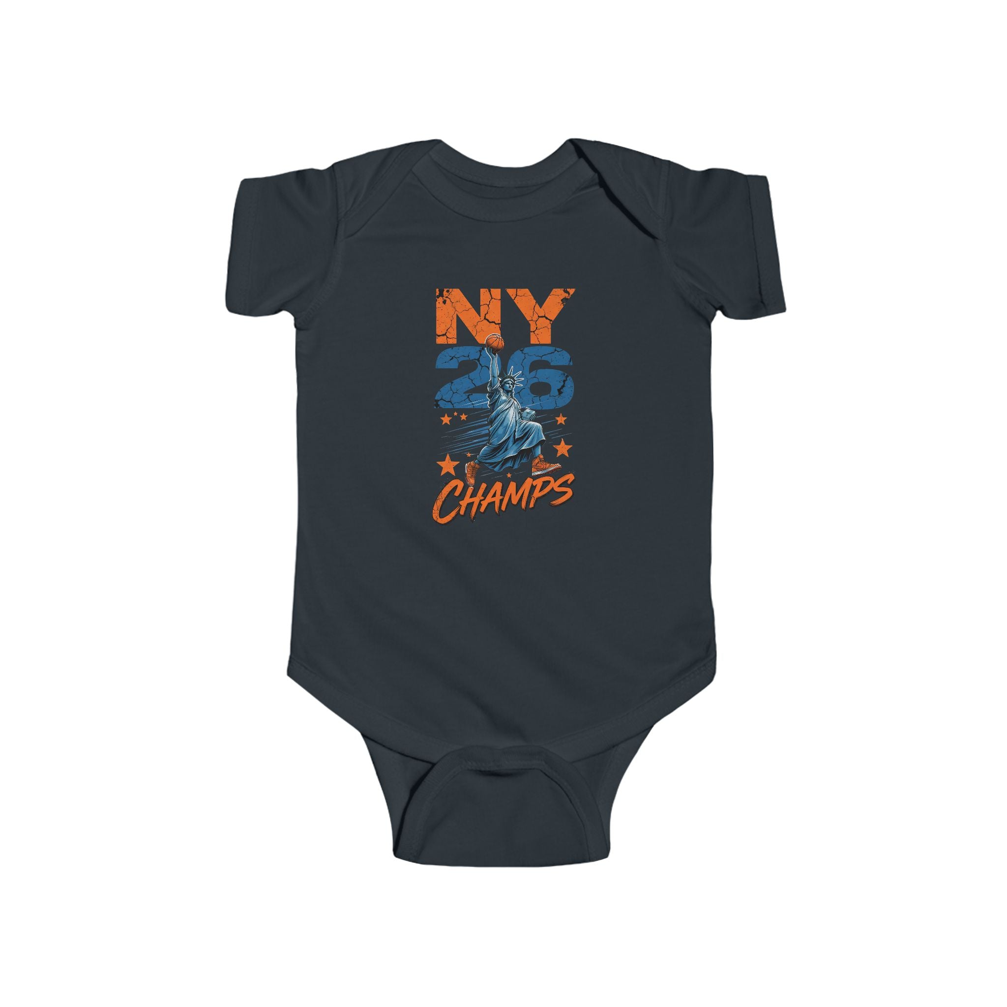 NY 26 Champs Lady Liberty Baby Bodysuit