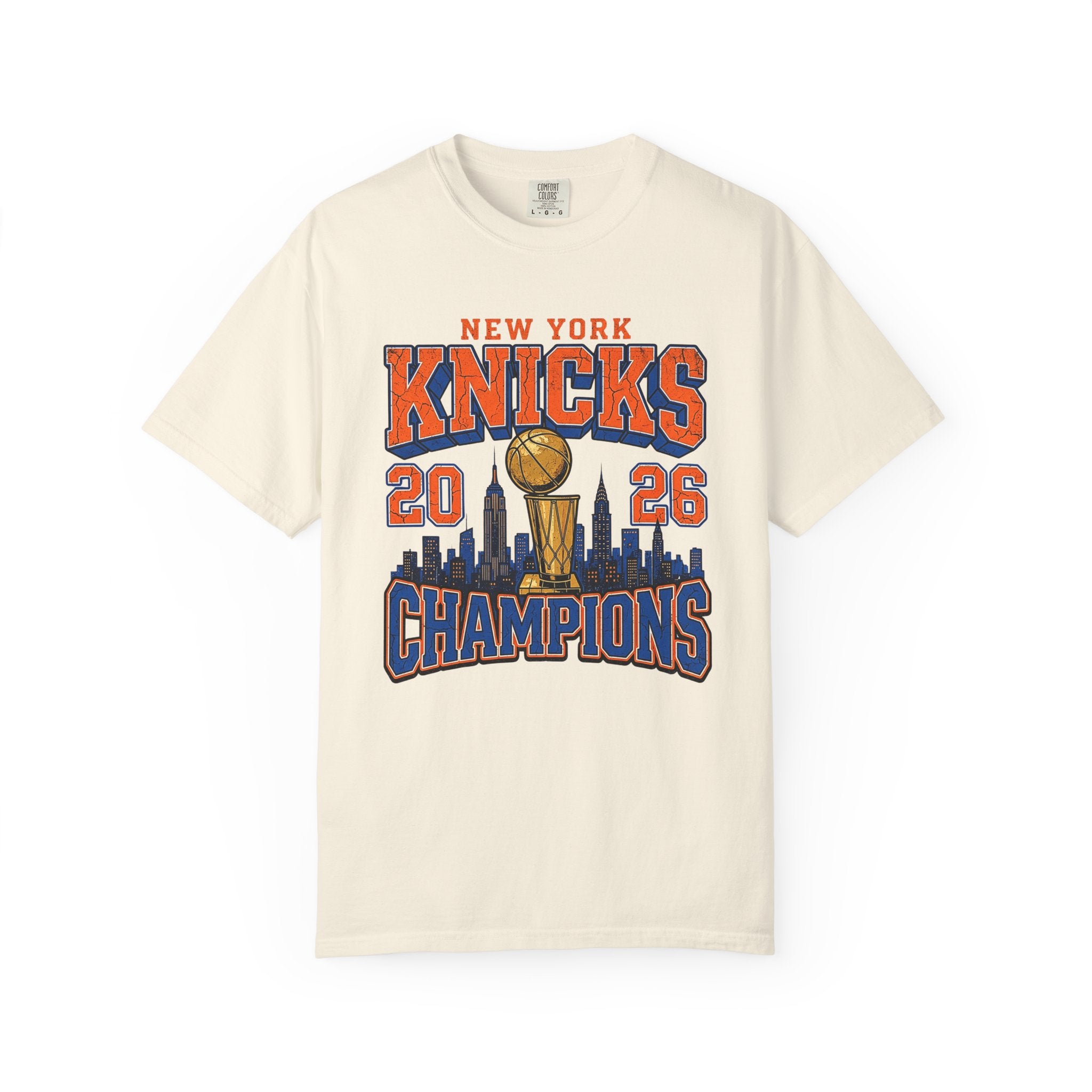 Knicks 2026 Champions NY Skyline Tee