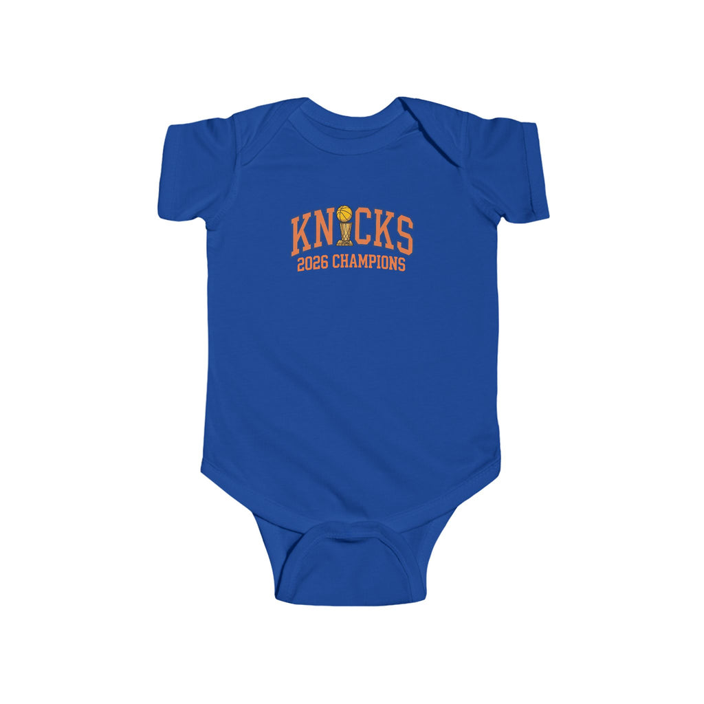 Knicks 2026 Champions Crest Baby Bodysuit