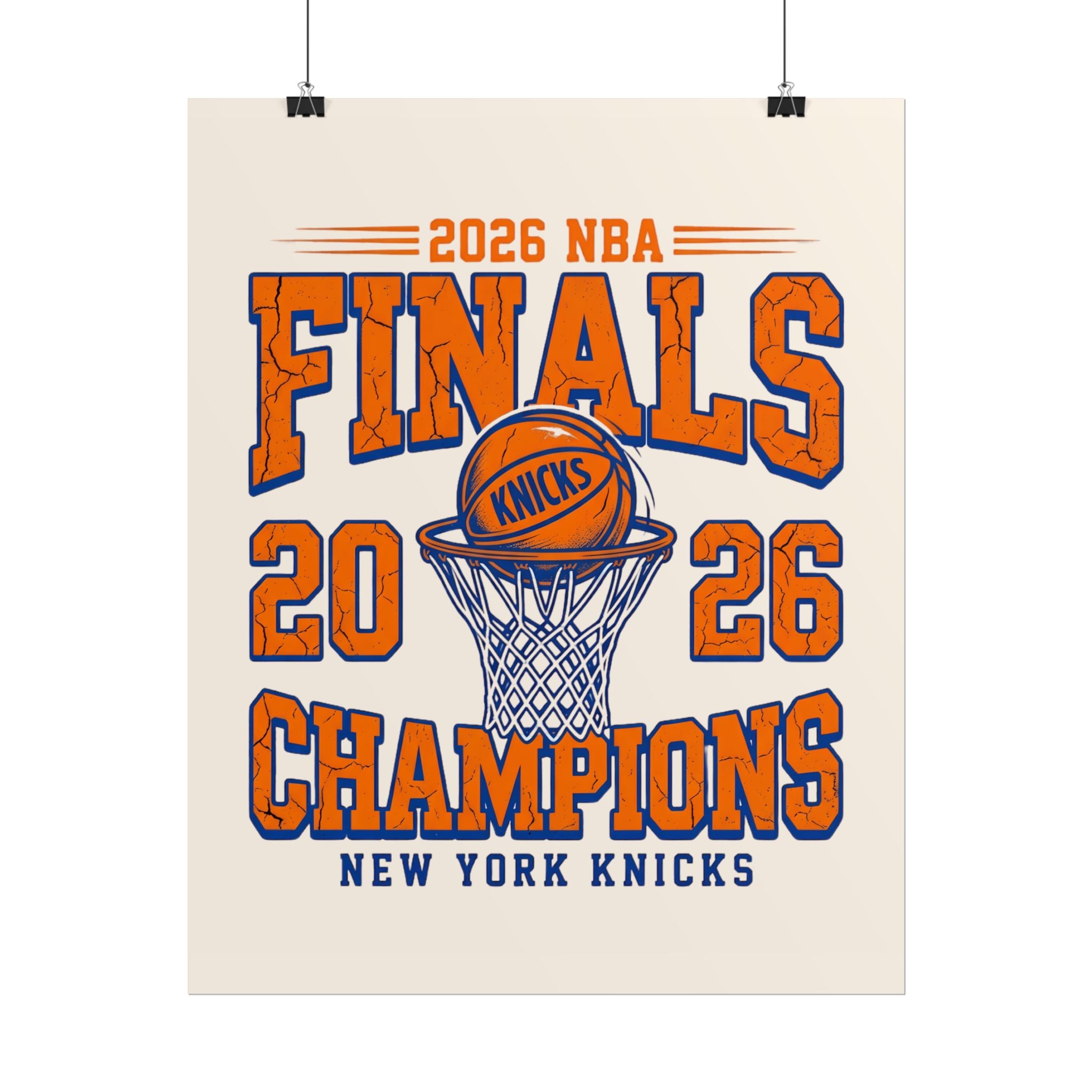 Knicks 2026 Finals Champions Wall Art
