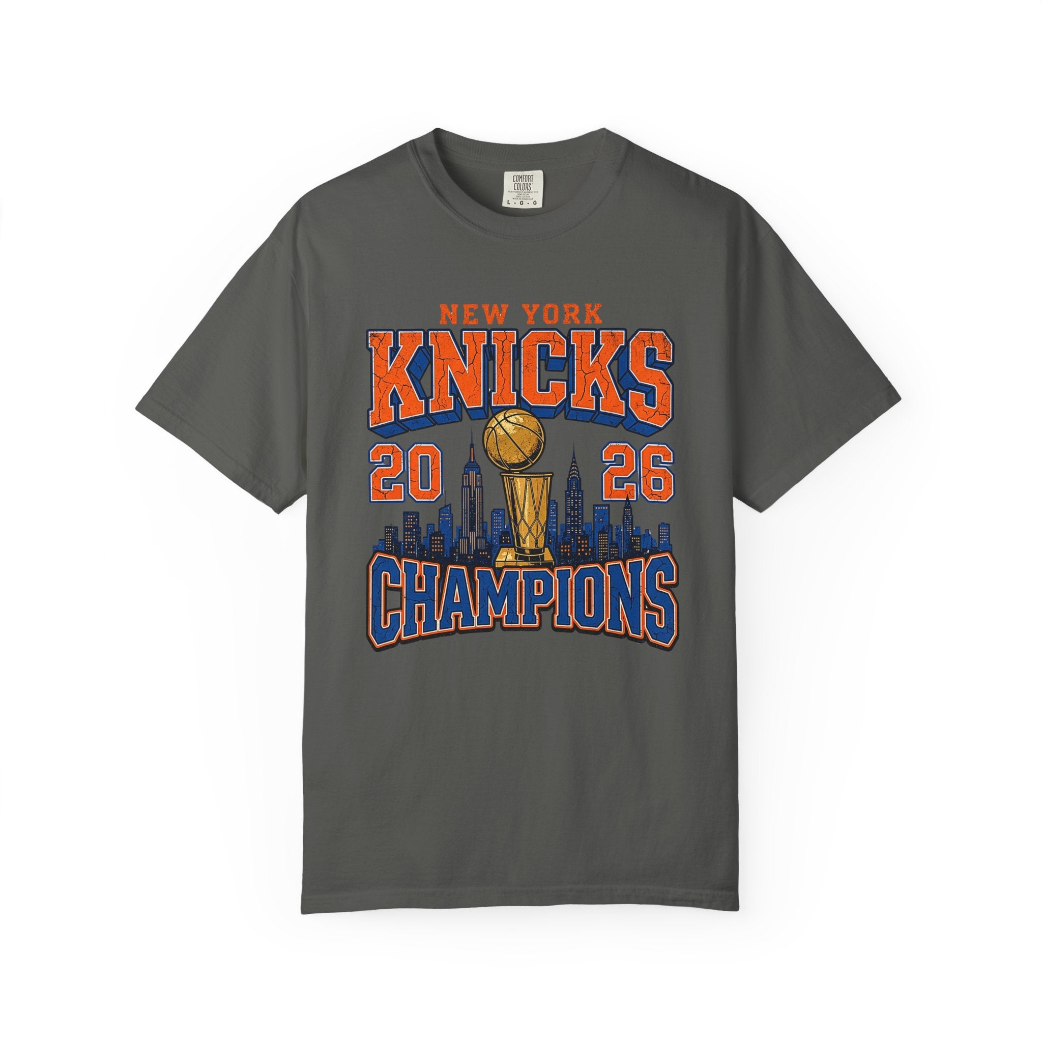 Knicks 2026 Champions NY Skyline Tee