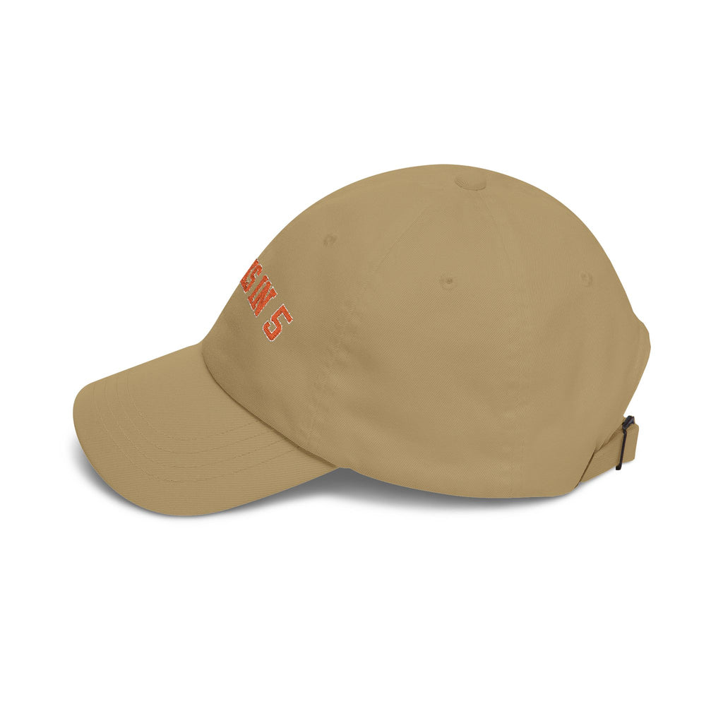 Knicks In 5 Dad Cap | Embroidered NY Basketball Hat | Playoff Hype Gift