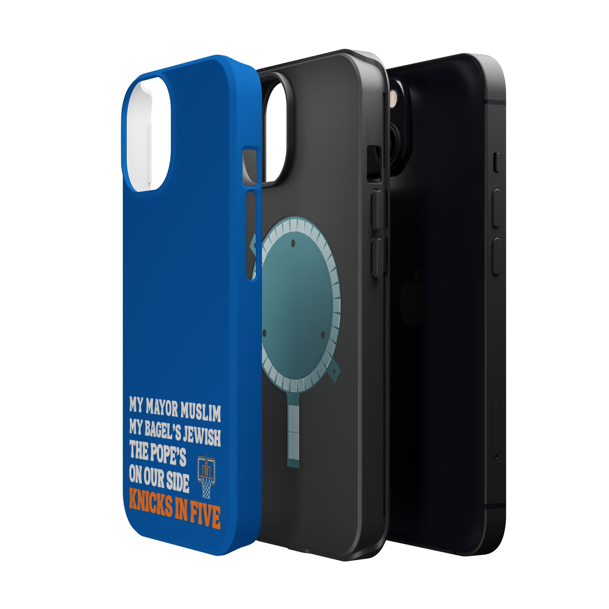 My Mayor Muslim MagSafe iPhone Case | My Bagel's Jewish The Pope's On Our Side Knicks In Five 2026 Phone Case