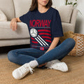 Norway Retro Football and World Cup Shirt - Gildan Softstyle