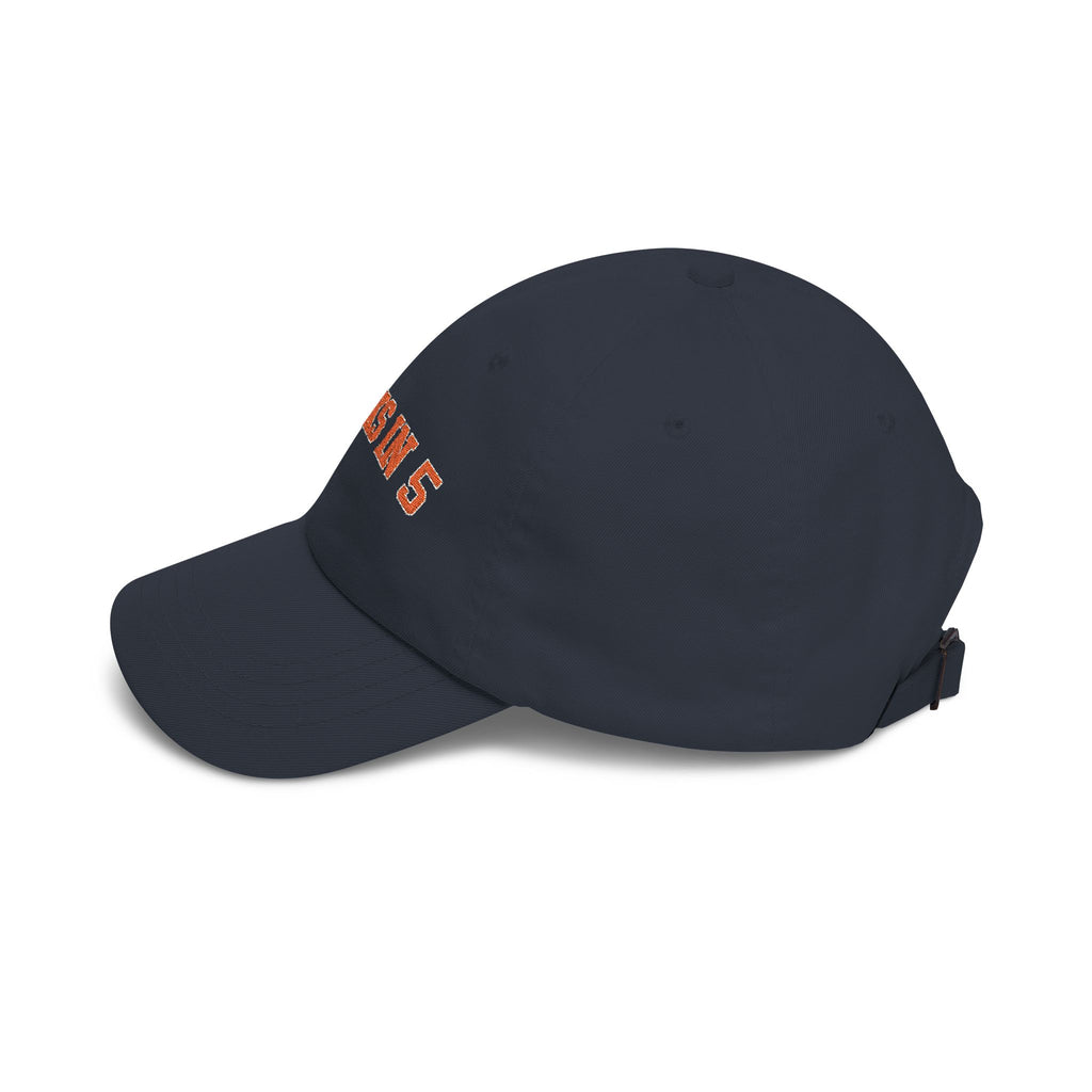Knicks In 5 Dad Cap | Embroidered NY Basketball Hat | Playoff Hype Gift