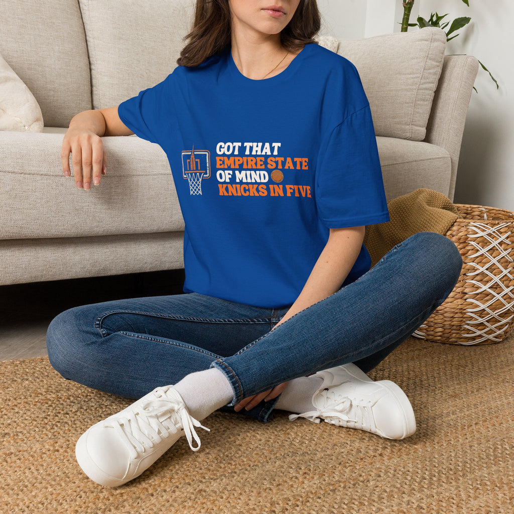 Knicks In Five T-Shirt | NY Knicks Championship 2026 Got That Empire State of Mind Tee | Basketball Gift