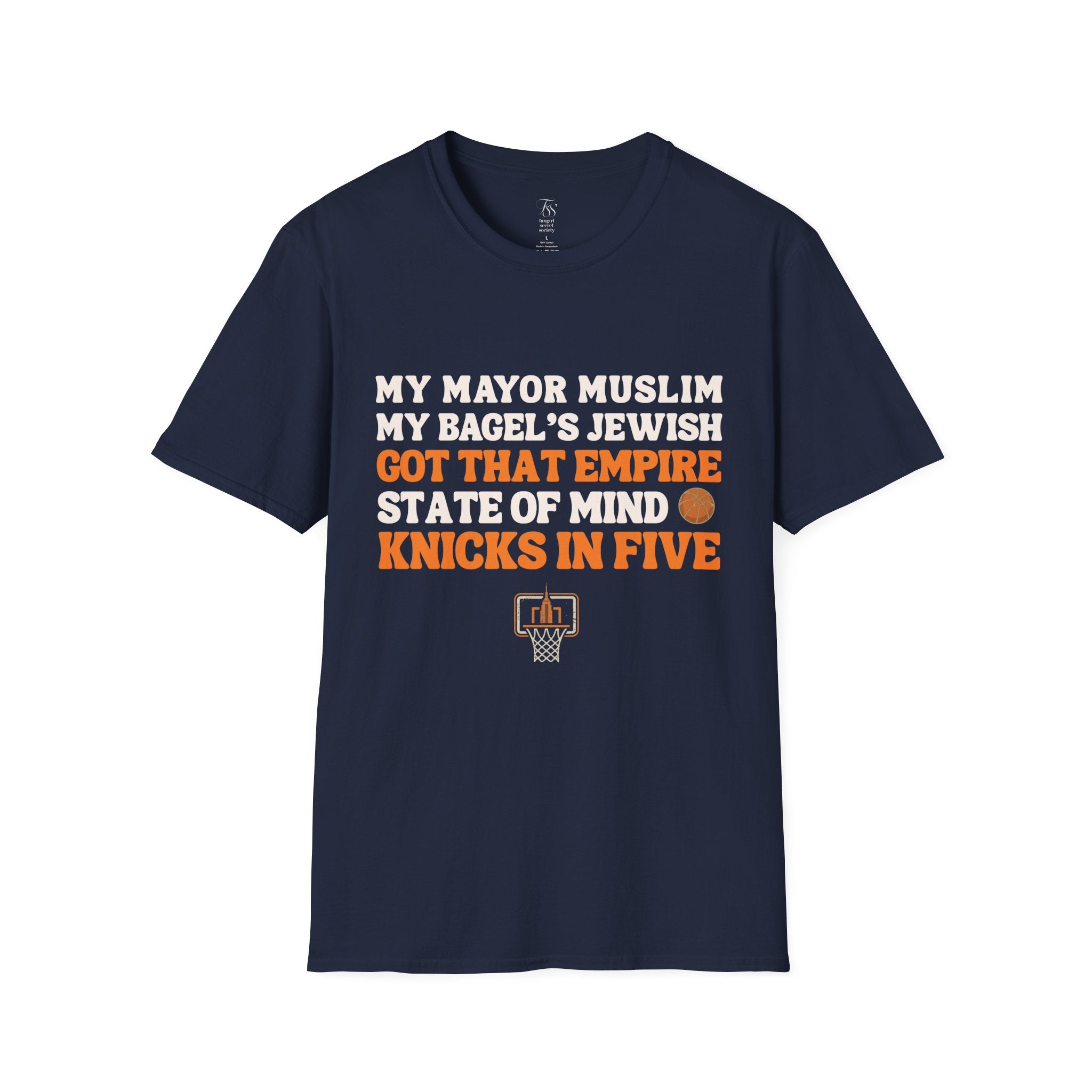 My Mayor Is Muslim My Bagels Jewish The Pope Is On Our Side Knicks In Five Shirt | Knicks NBA Champions 2026 New York City Parade