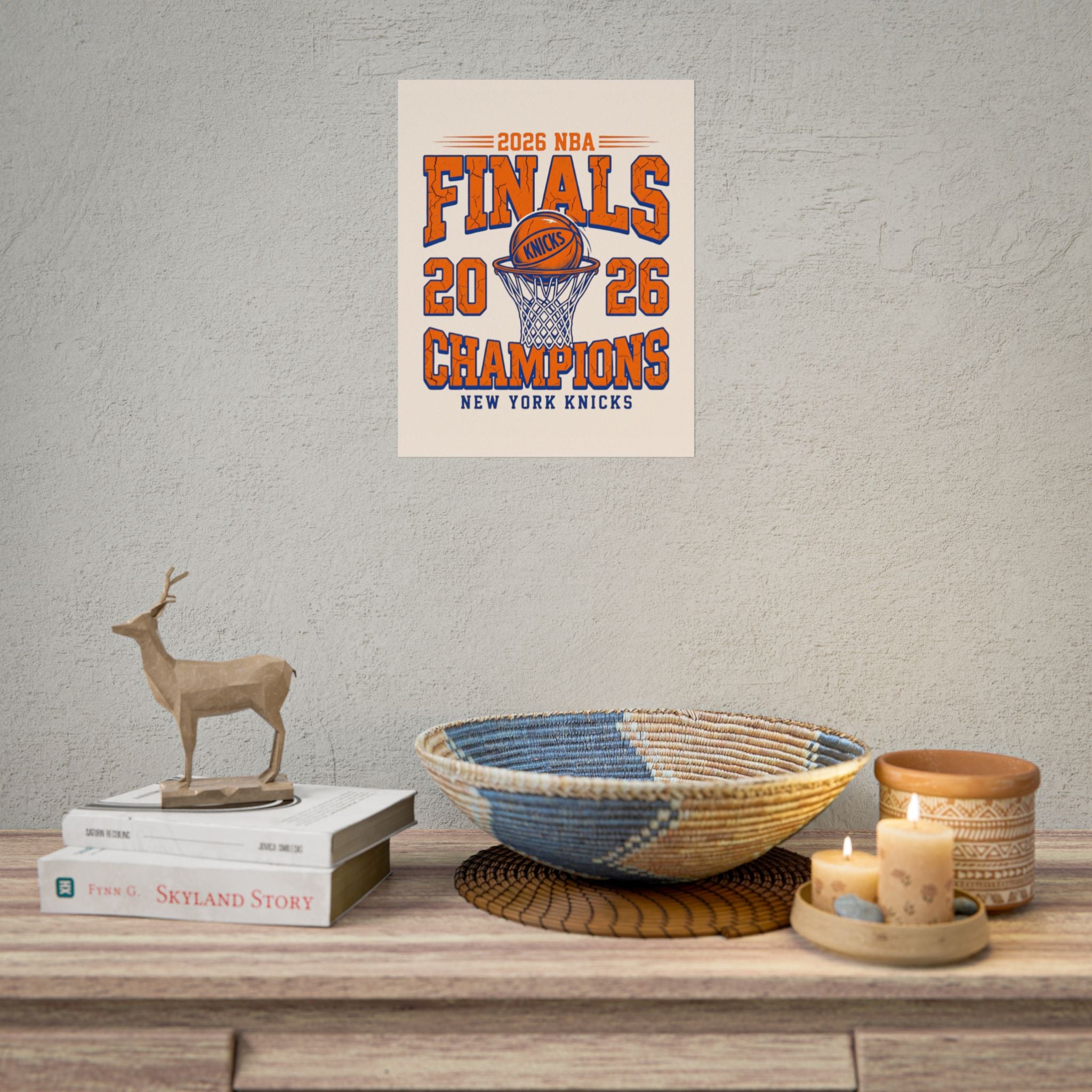 Knicks 2026 Finals Champions Wall Art