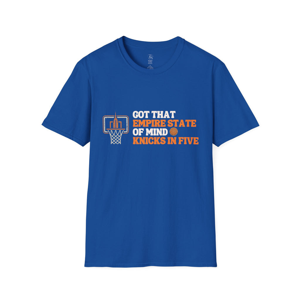 Knicks In Five T-Shirt | NY Knicks Championship 2026 Got That Empire State of Mind Tee | Basketball Gift