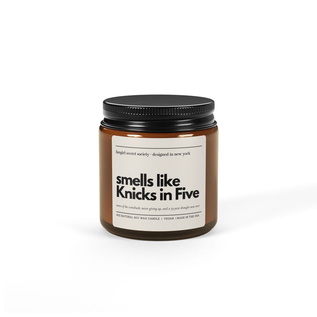 Knicks in Five Candle | NBA Champions Soy Candle | NY Basketball Gift