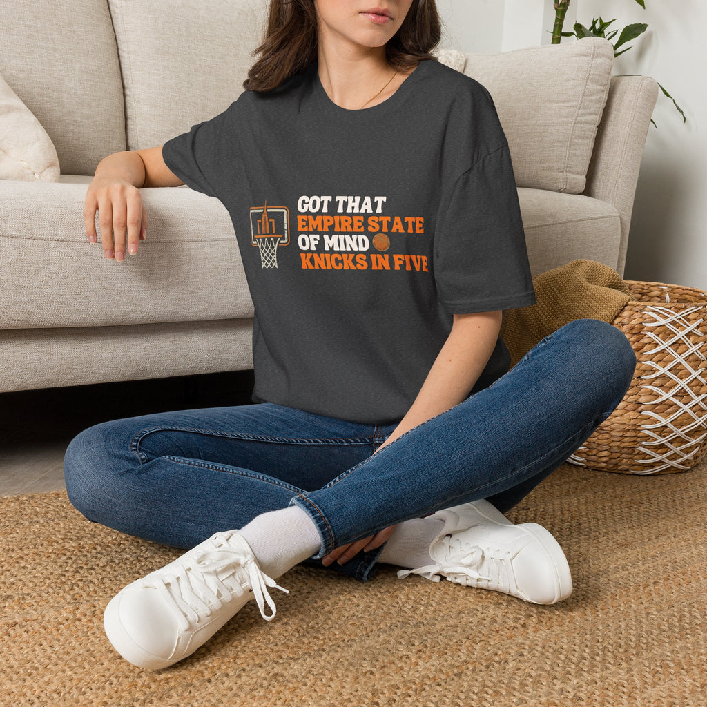 Knicks In Five T-Shirt | NY Knicks Championship 2026 Got That Empire State of Mind Tee | Basketball Gift
