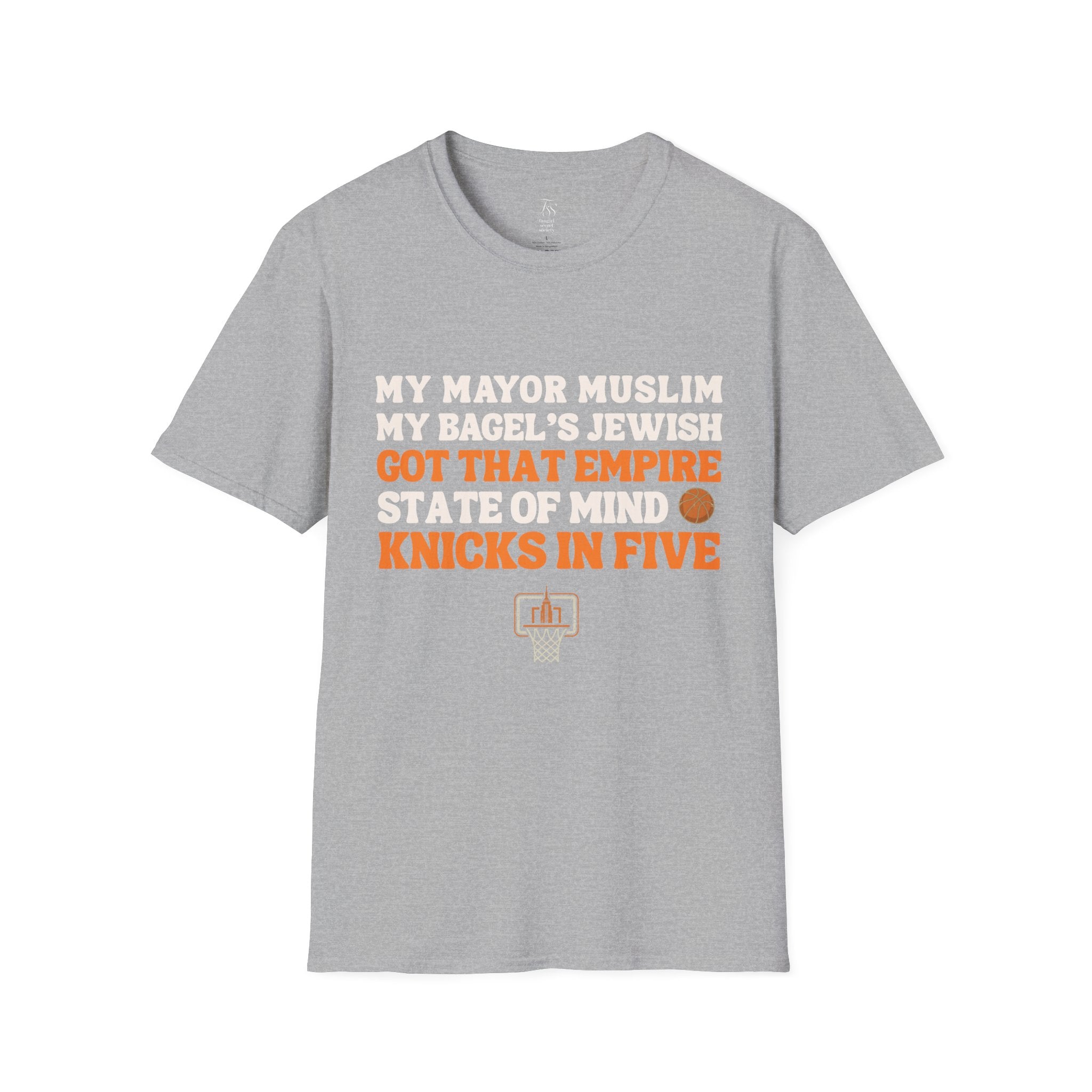 My Mayor Is Muslim My Bagels Jewish The Pope Is On Our Side Knicks In Five Shirt | Knicks NBA Champions 2026 New York City Parade