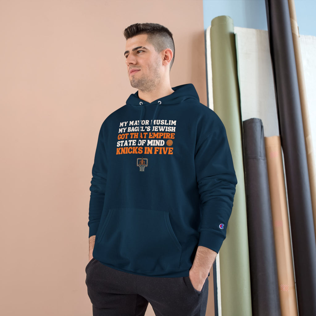My Mayor Muslim Knicks In Five Champion Hoodie | NY Knicks Championship 2026 Fan Merch | My Mayor Muslim Basketball Quote
